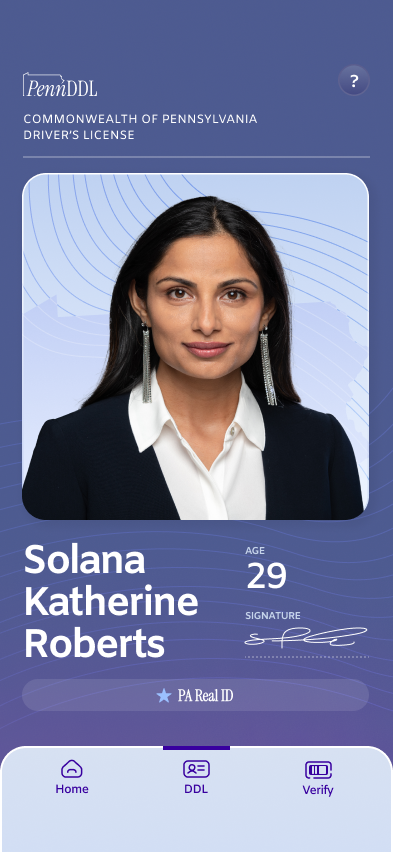 Digital Driver's License Concept