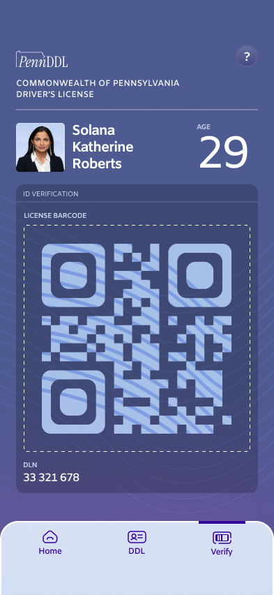 Digital Driver's License Concept