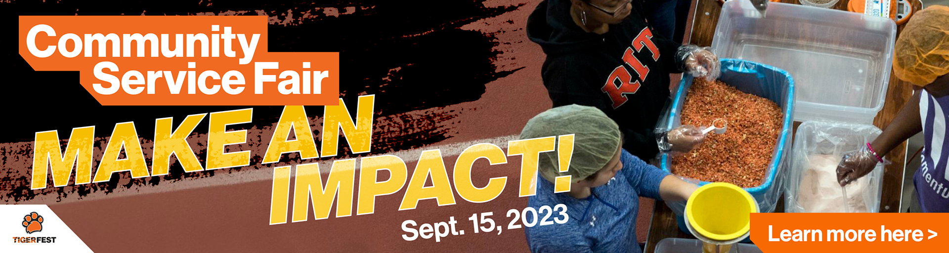Community Service Fair Web Banner