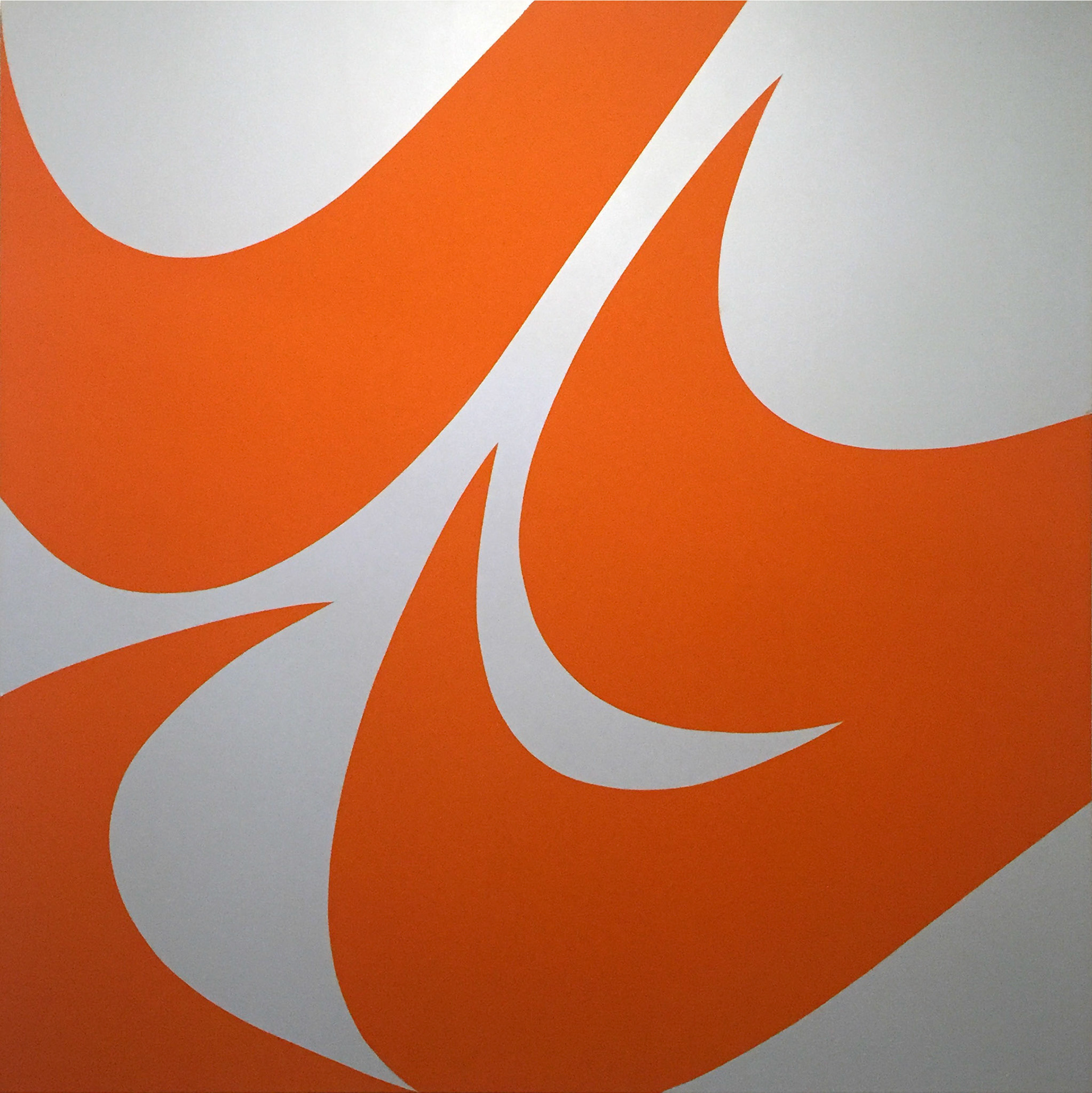 "Swoosh", 120 x 120 cm