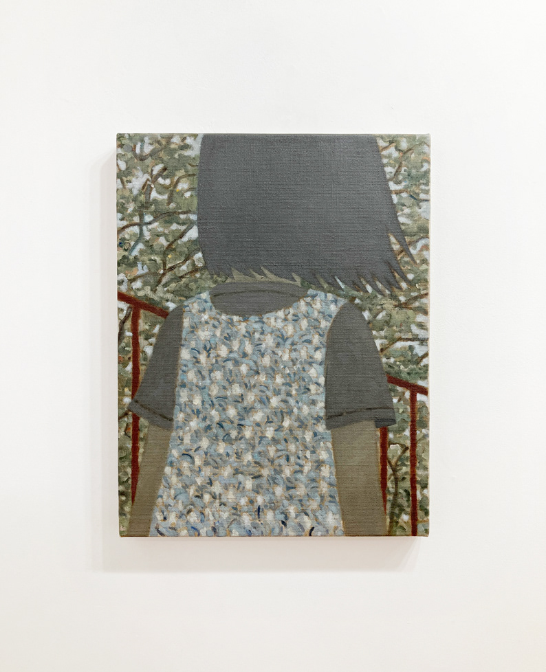 28. 齊藤拓未 『blowingⅡ』 / 油彩、キャンバス / 318×410mm / 2026 / SOLD OUT