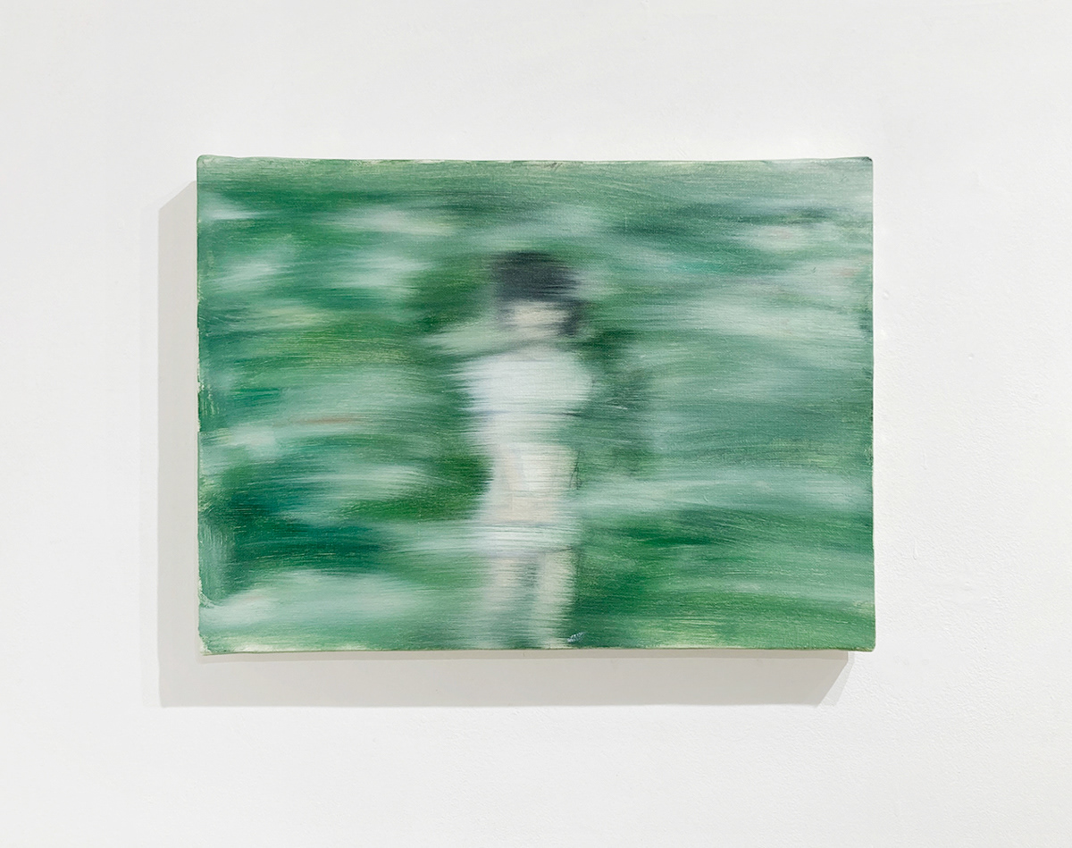 23. 石塚ちえ 『 first love 』 / 油彩・キャンバス / 333x242mm / 2022 / SOLD OUT