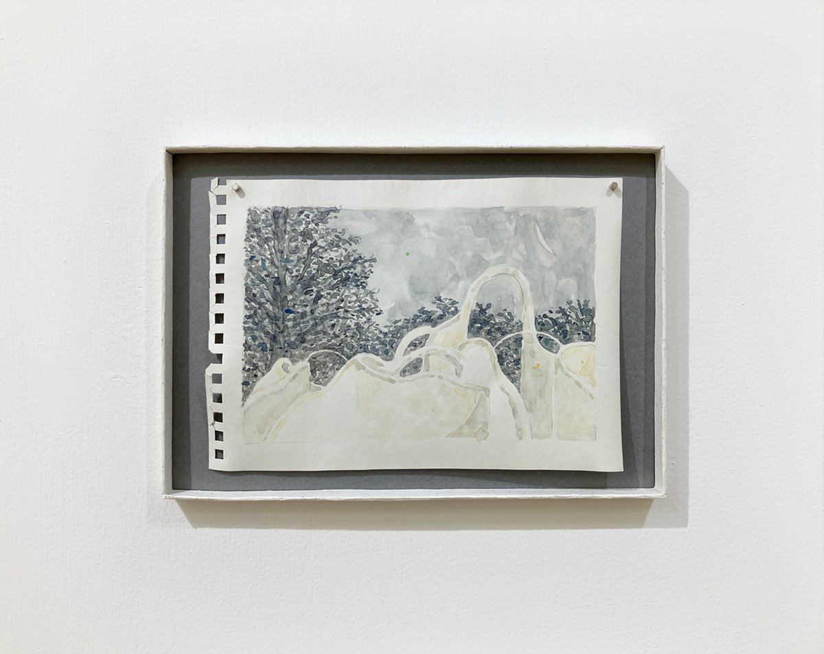 32. 齊藤拓未 『夜の公園』 / 水彩、紙 / 214×150mm / 2026 / ¥15,400