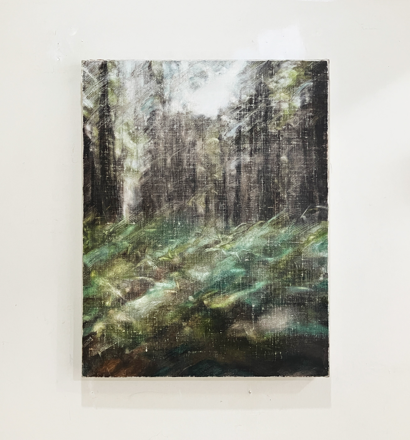 17. 白石雄樹 『光差 #2 | scen』 / キャンバスに油彩 / 318×410mm / 2021 / ¥48,000