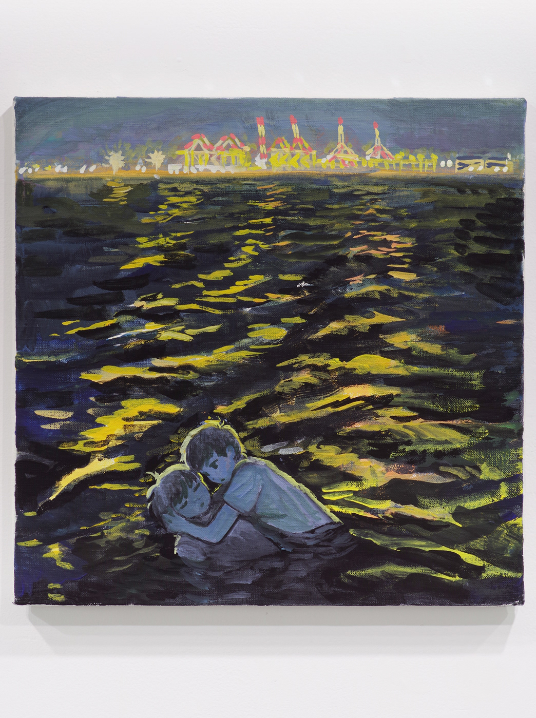 6. みなはむ 『誰も知らないところで』 / キャンバスにアクリル / 333×333mm / 2026 / ¥77,000