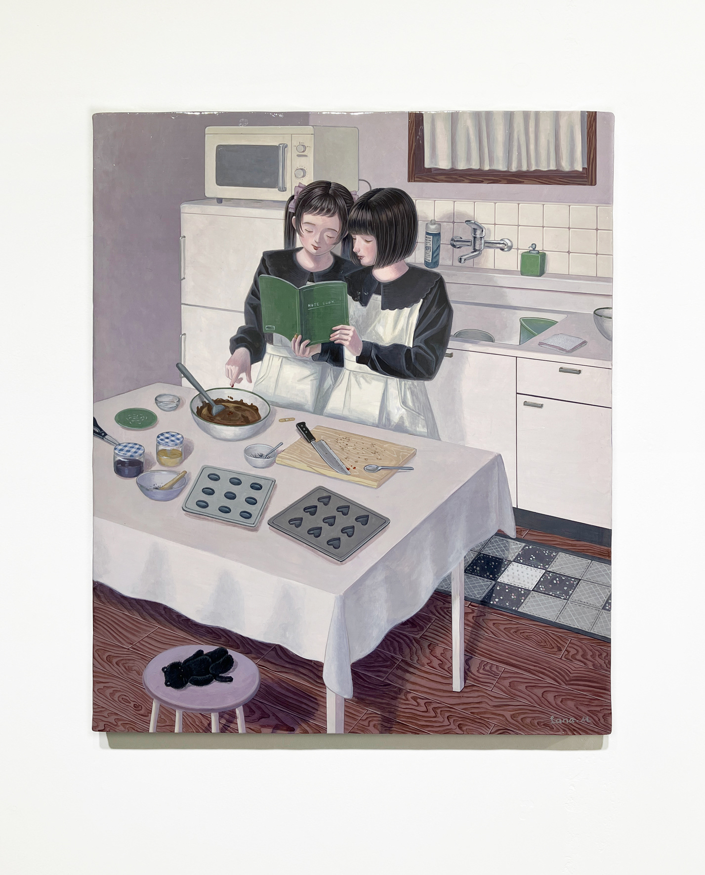 3. 宮本香那 『かくしあじ』 / キャンバス、アクリル絵の具 / 45.5×38.0cm / 2026 / ¥149,600