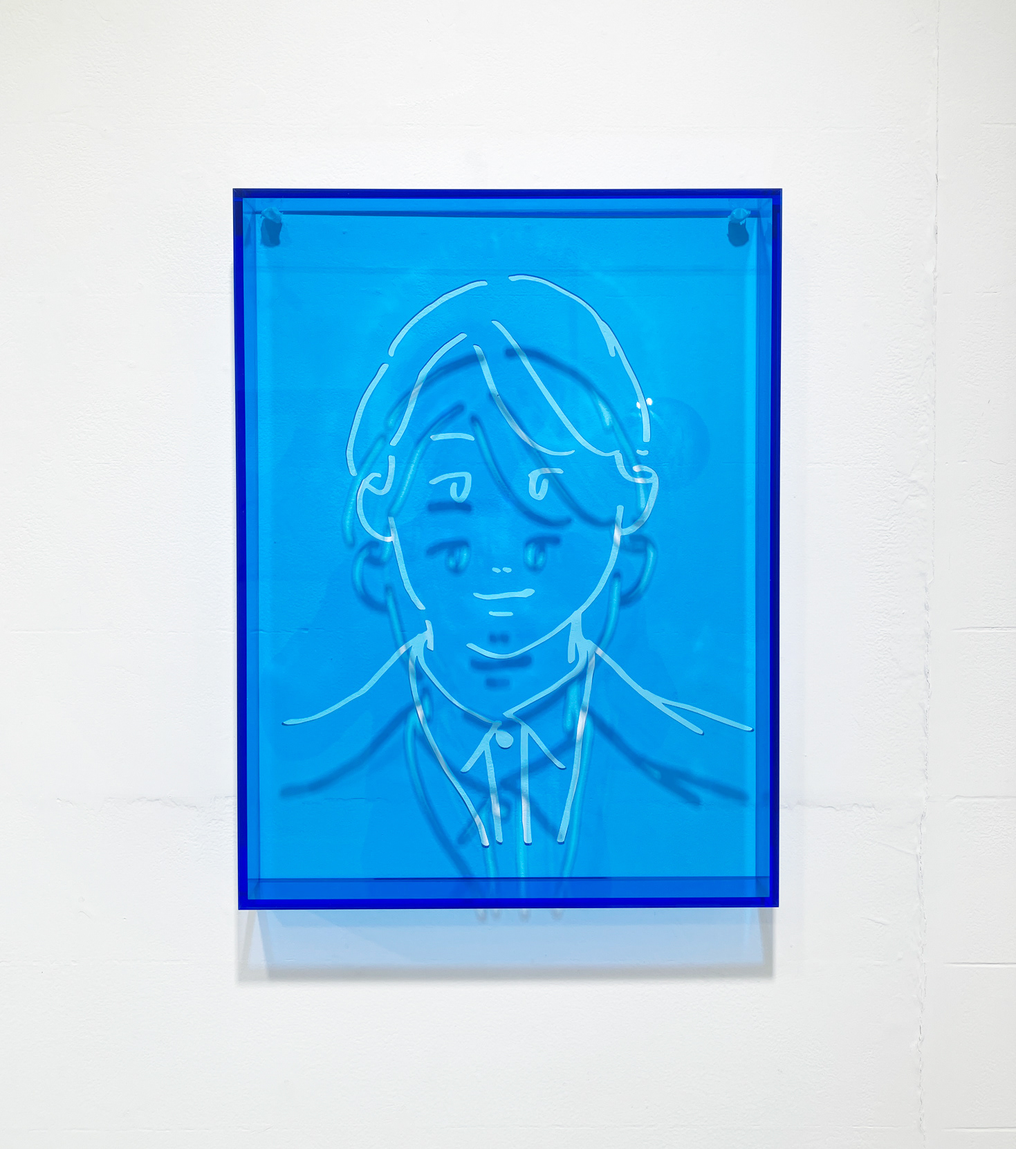 9. 「suit」 / アクリル版 / 310×410×400mm / 2023 / ¥55,000