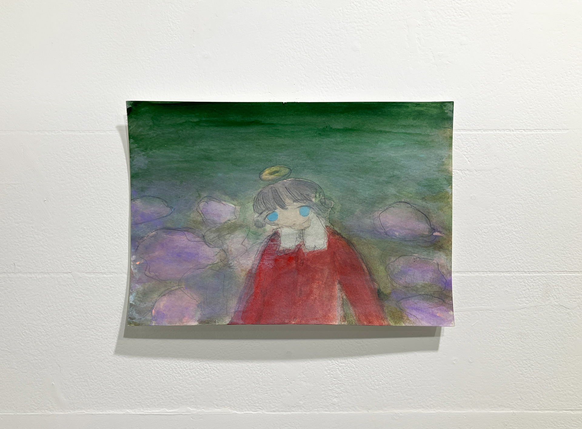 19. ペロンミ 『切れないナイフ』 / 鉛筆、アクリル絵具・水彩紙 / 227×158mm / ¥22,000