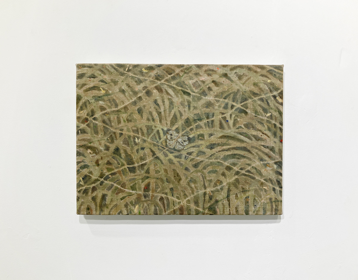 21. 齊藤拓未 『empty lot』 / 油彩、キャンバス / 333×242mm / 2026 / ¥69,300