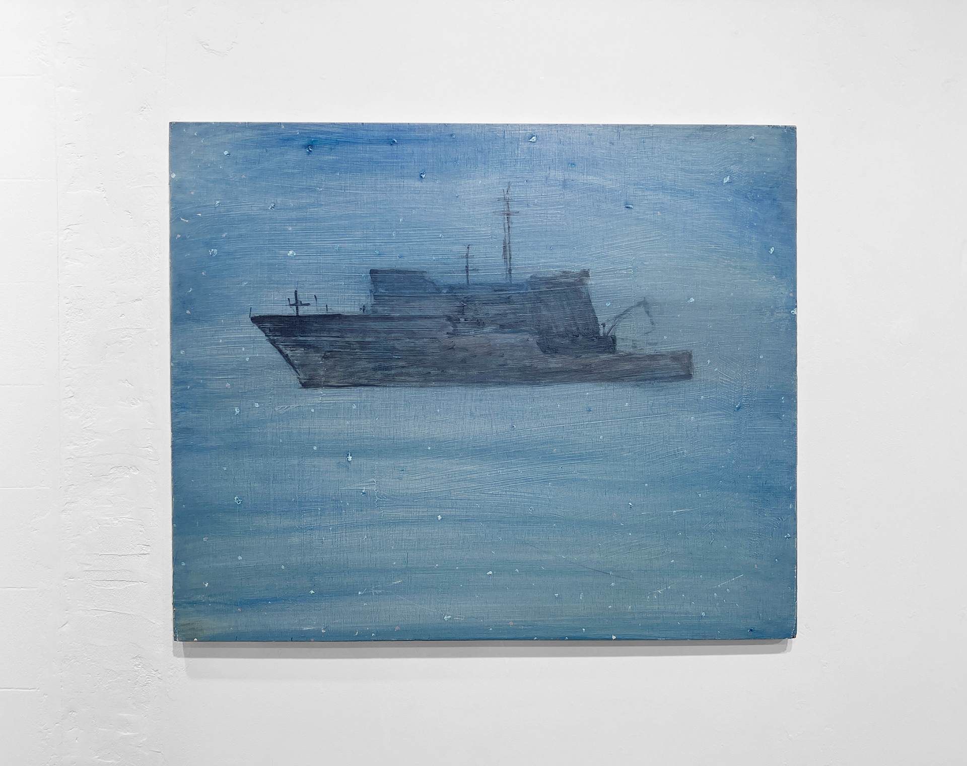 20. 中澤龍二 『星降る夜に』 / 油絵、パネル / 606x500mm / 2025 / ¥120,000