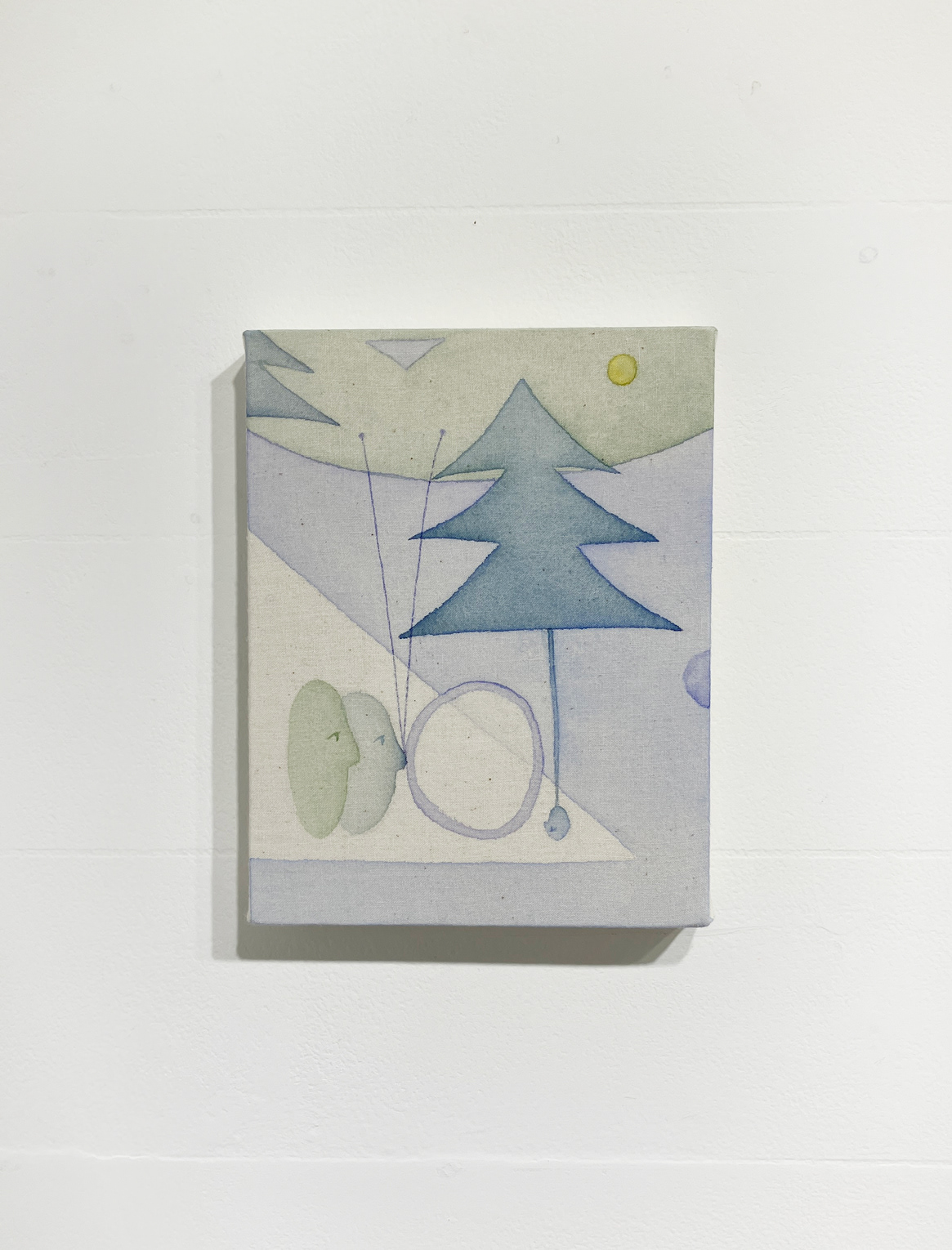 22. 河本理絵 『seed』 / アクリル・布(シーチング) / 140x180mm / 2023年 / SOLD OUT