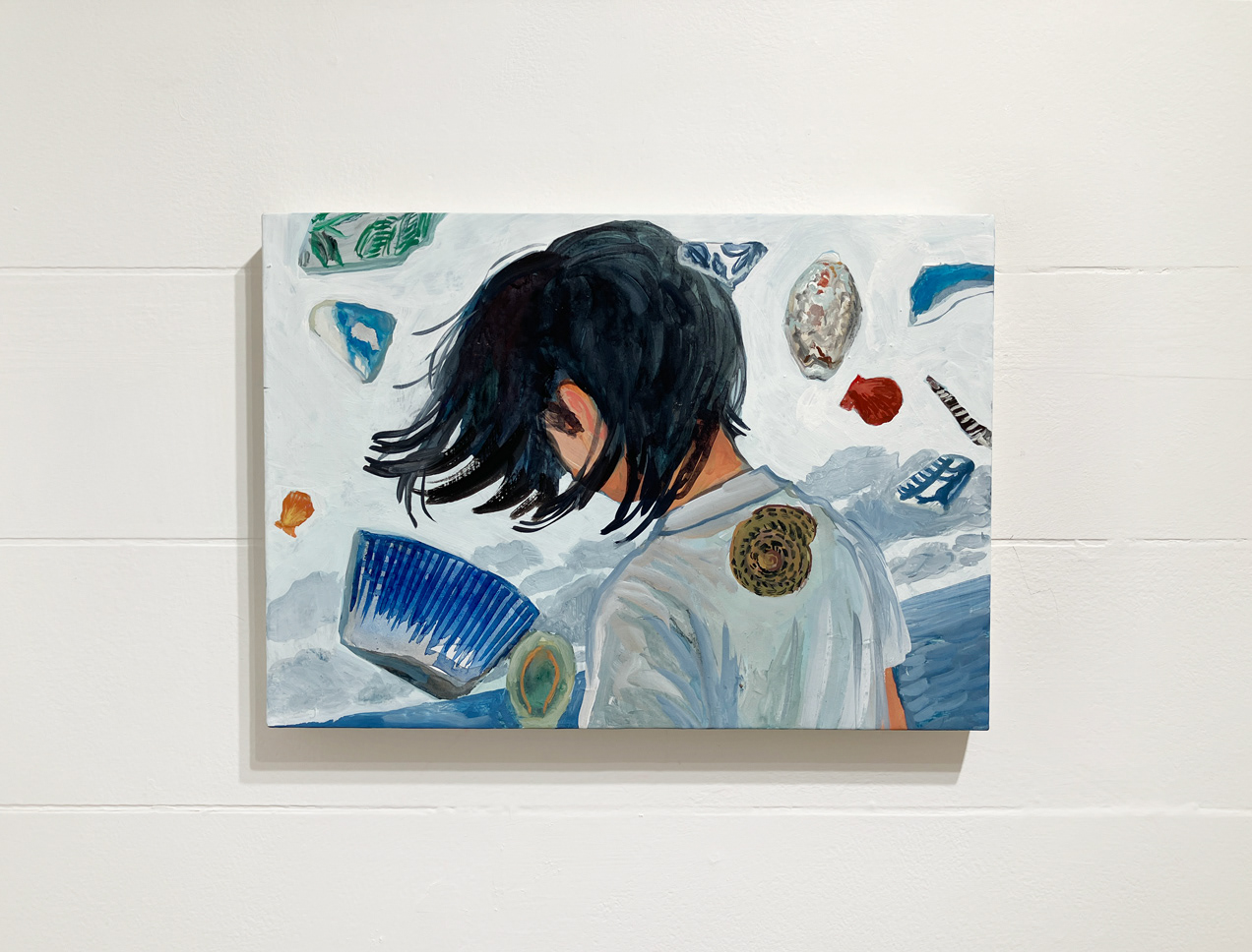 15. みなはむ 『断片』 / 木製パネルに紙、アクリル / 257×182mm / 2026 / SOLD OUT