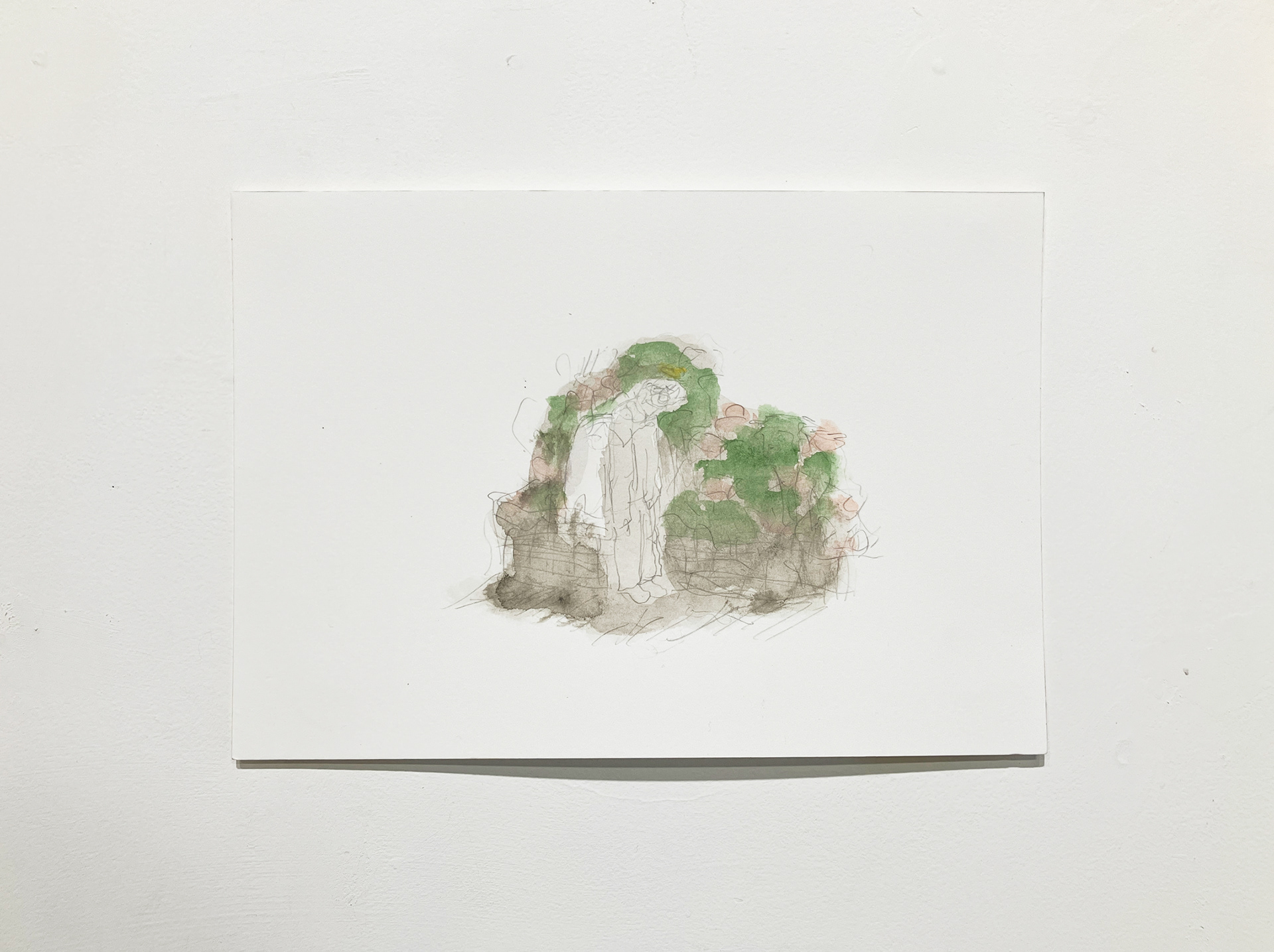 21. ペロンミ 『知らない花がすき』 / 鉛筆、アクリル絵具・水彩紙 / 227×158mm / ¥22,000