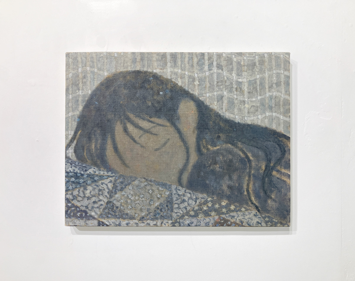 22. 齊藤拓未 『眠り』 / 油彩、キャンバス / 410×318mm / 2026 / SOLD OUT