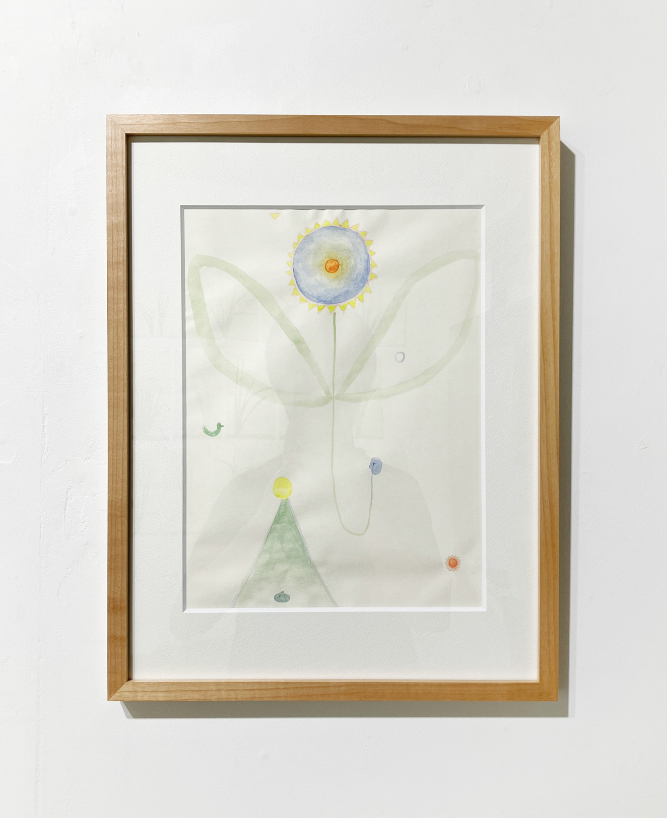 25. 河本理絵 『untitled』 / 透明水彩・紙 / 210x282mm / 2023年 / ¥8,800 (額あり:¥12,300)