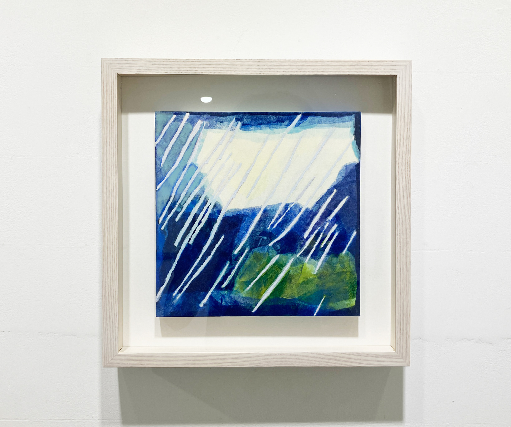 5. 河嶋菜々 『よさめの庭図』 / 麻紙に岩絵具、水干絵具、色鉛筆 / 325×325mm / 2022年 / ¥35,200