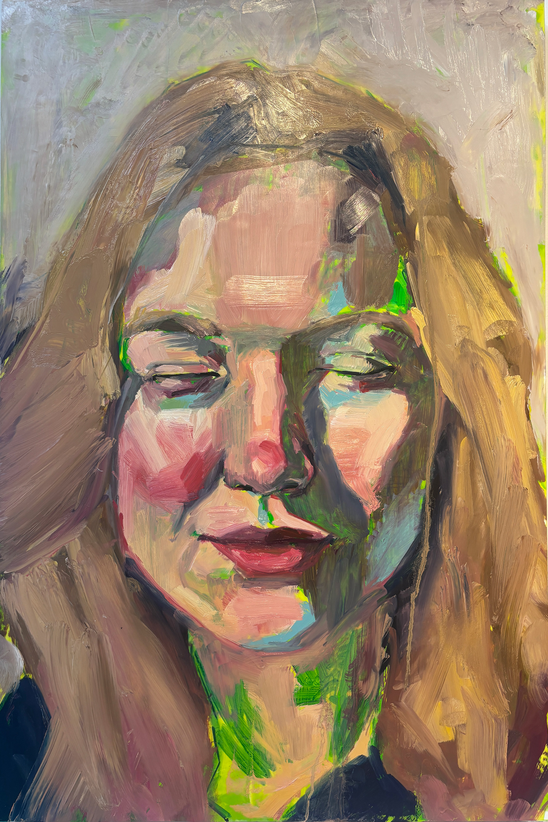 hailey, oil on dura-lar 24x36 in