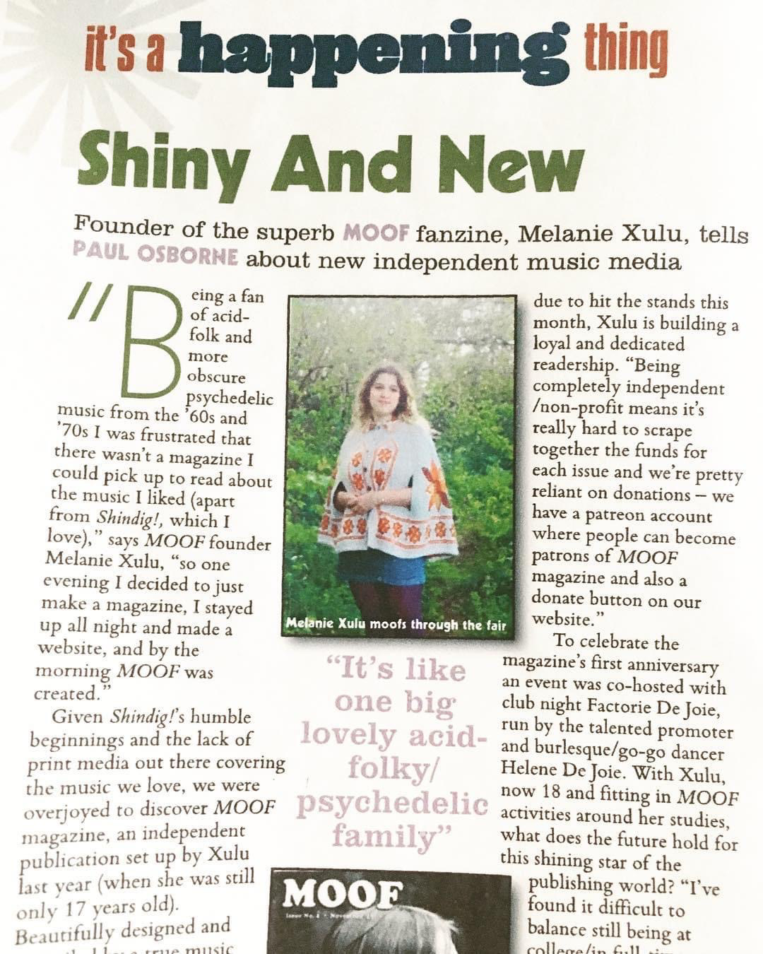 Shindig! Interview, 2018