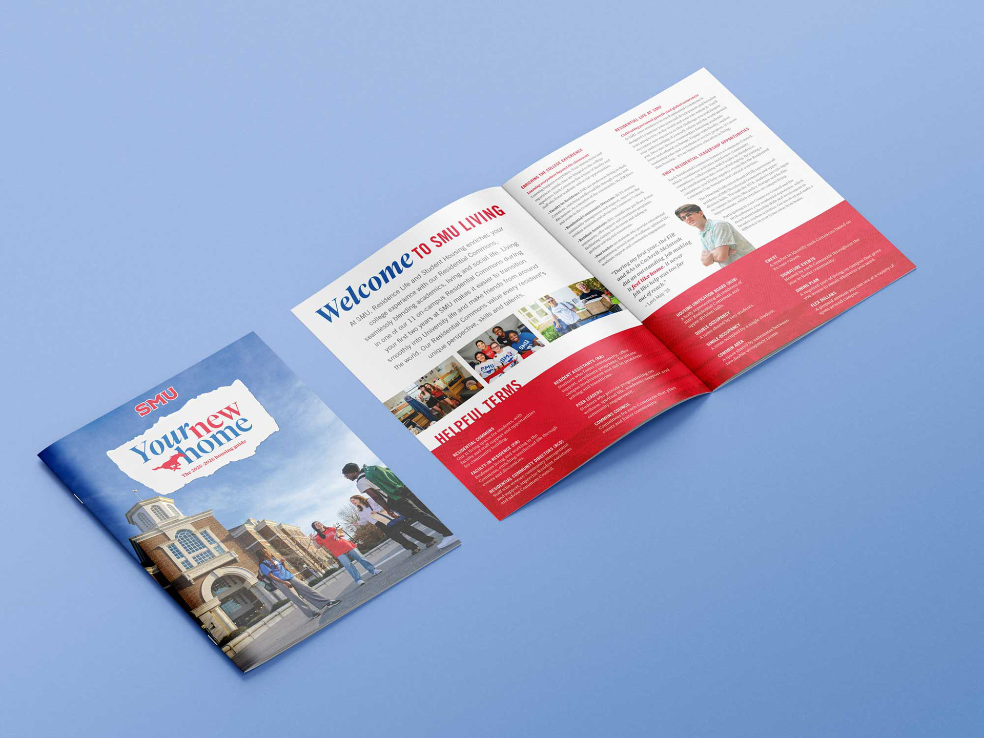 Front cover and inside spread