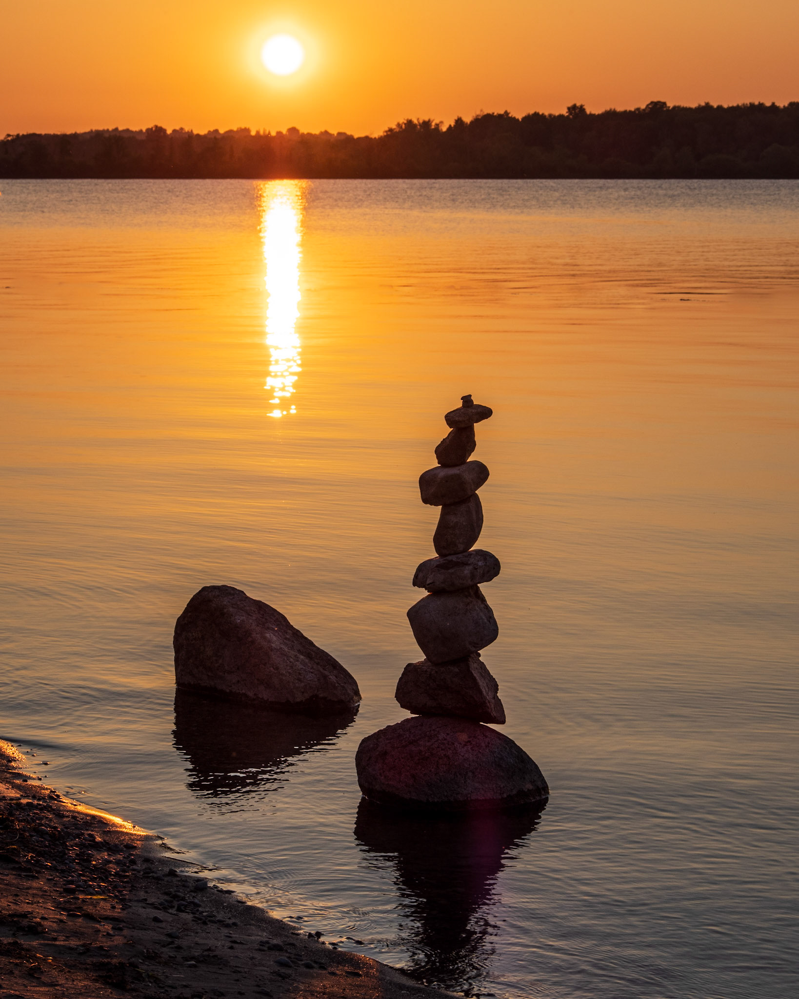 Meditation on the Rocks
