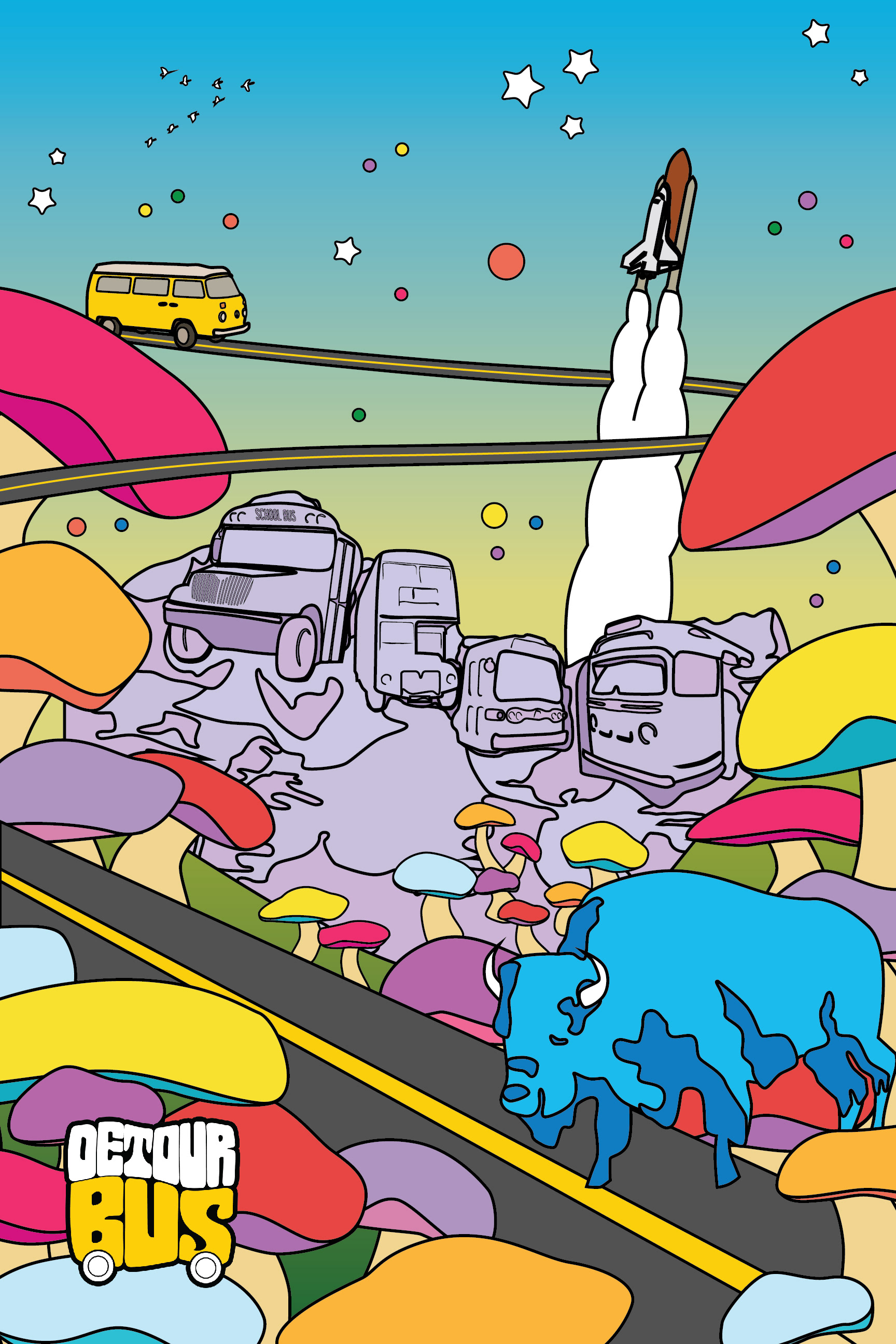 Alt Poster Design for Detour Bus Game