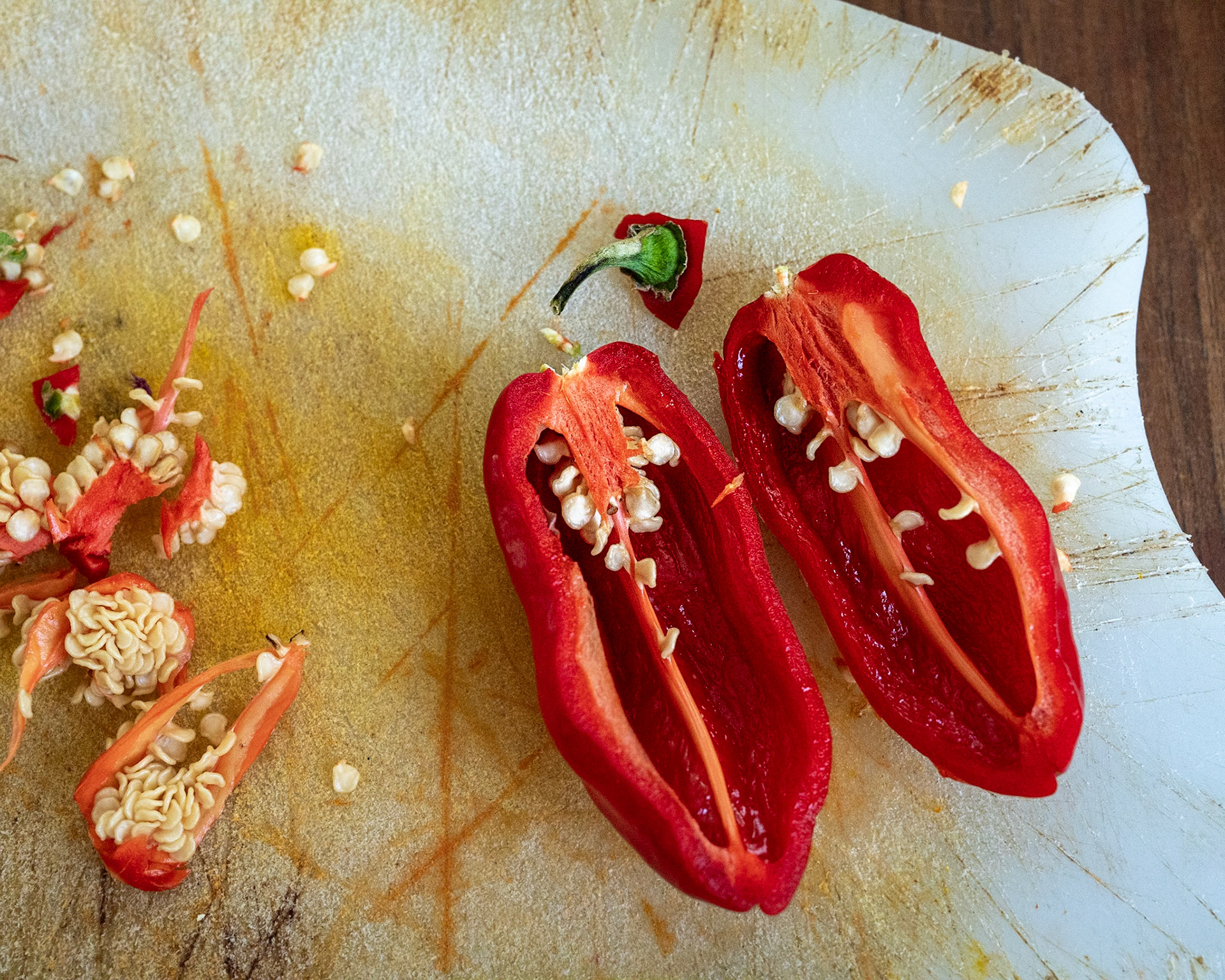 Peppers from the garden