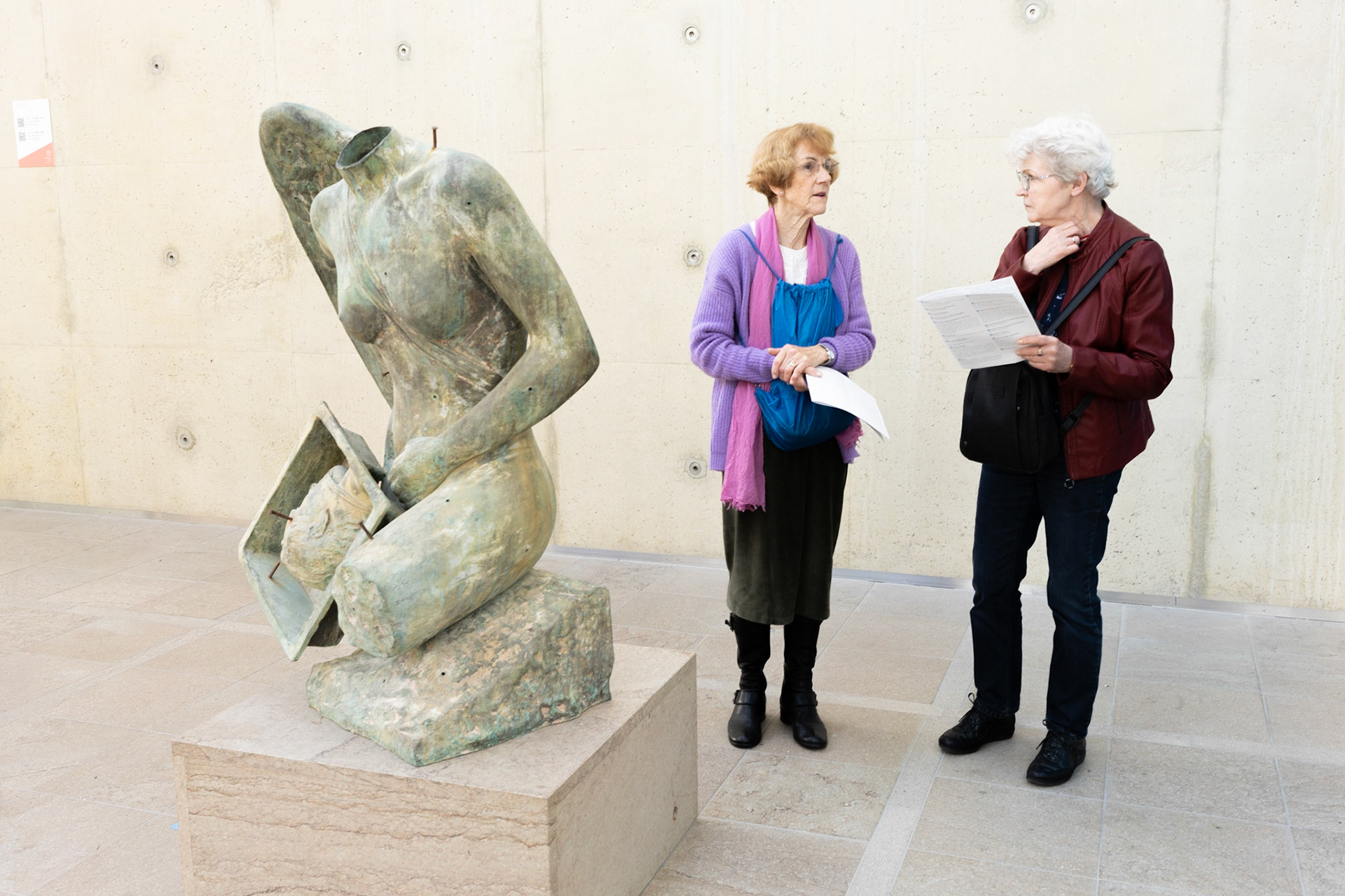 bronze sculpture by  Igor Mitoraj
