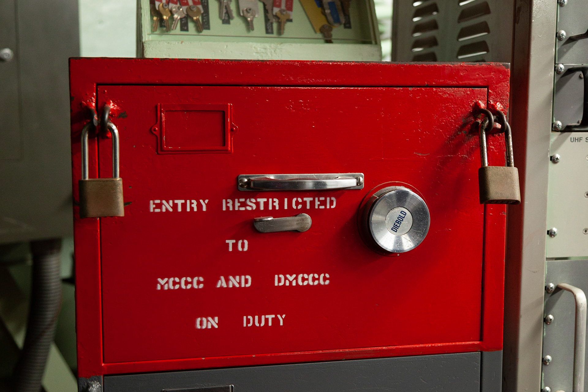 Two keys are needed to access the book to access the codes to fire the missile