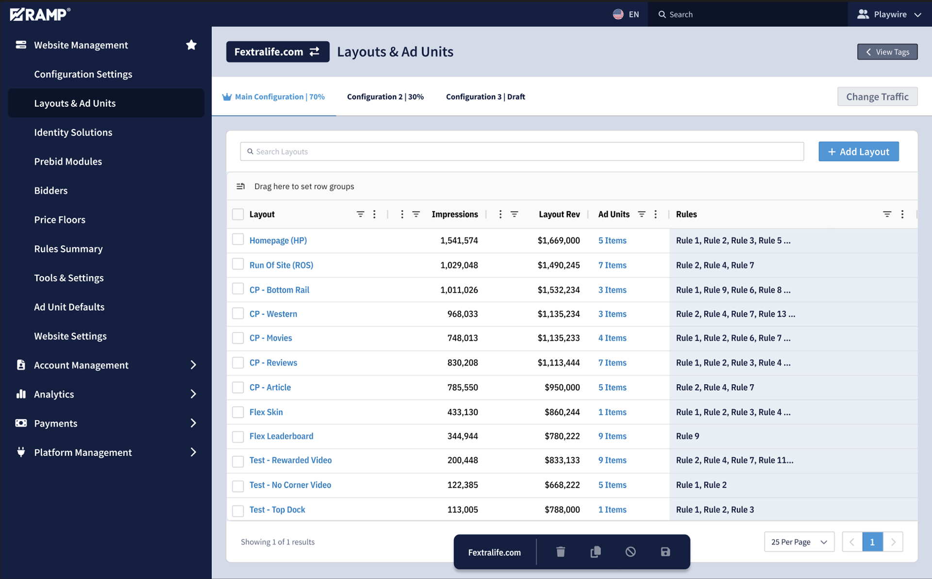 Medium Fidelity Redesign for SAAS