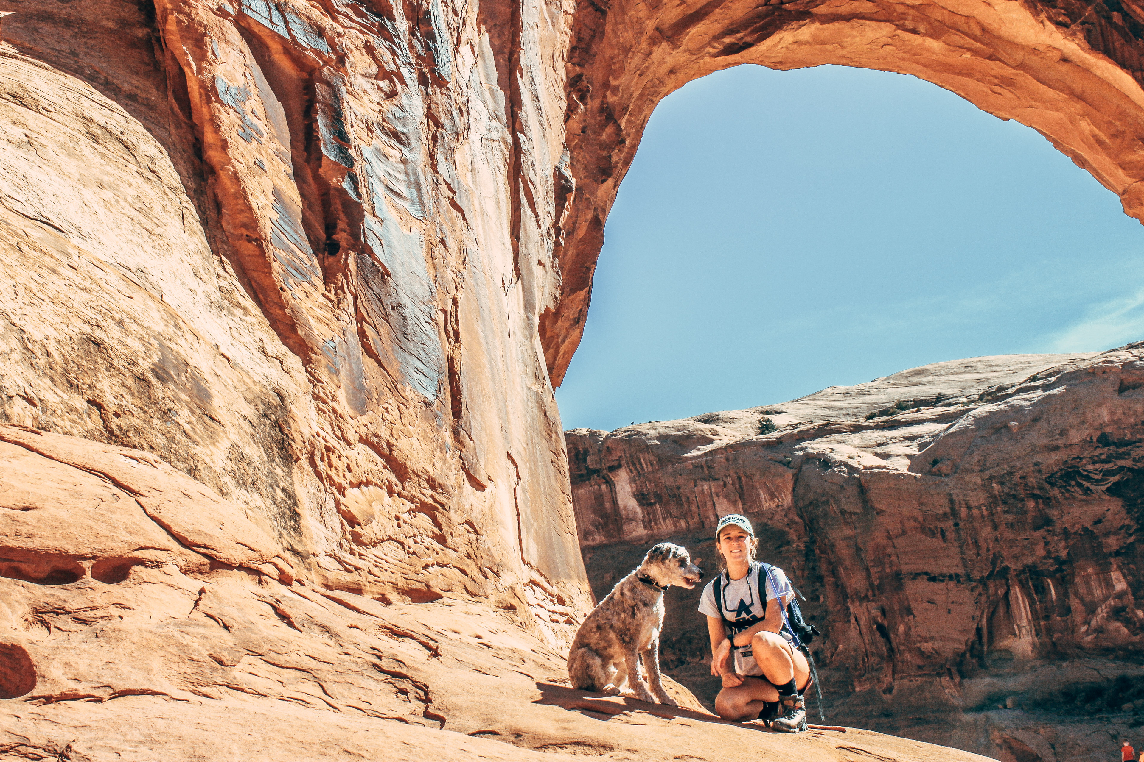 my dog and I in Utah