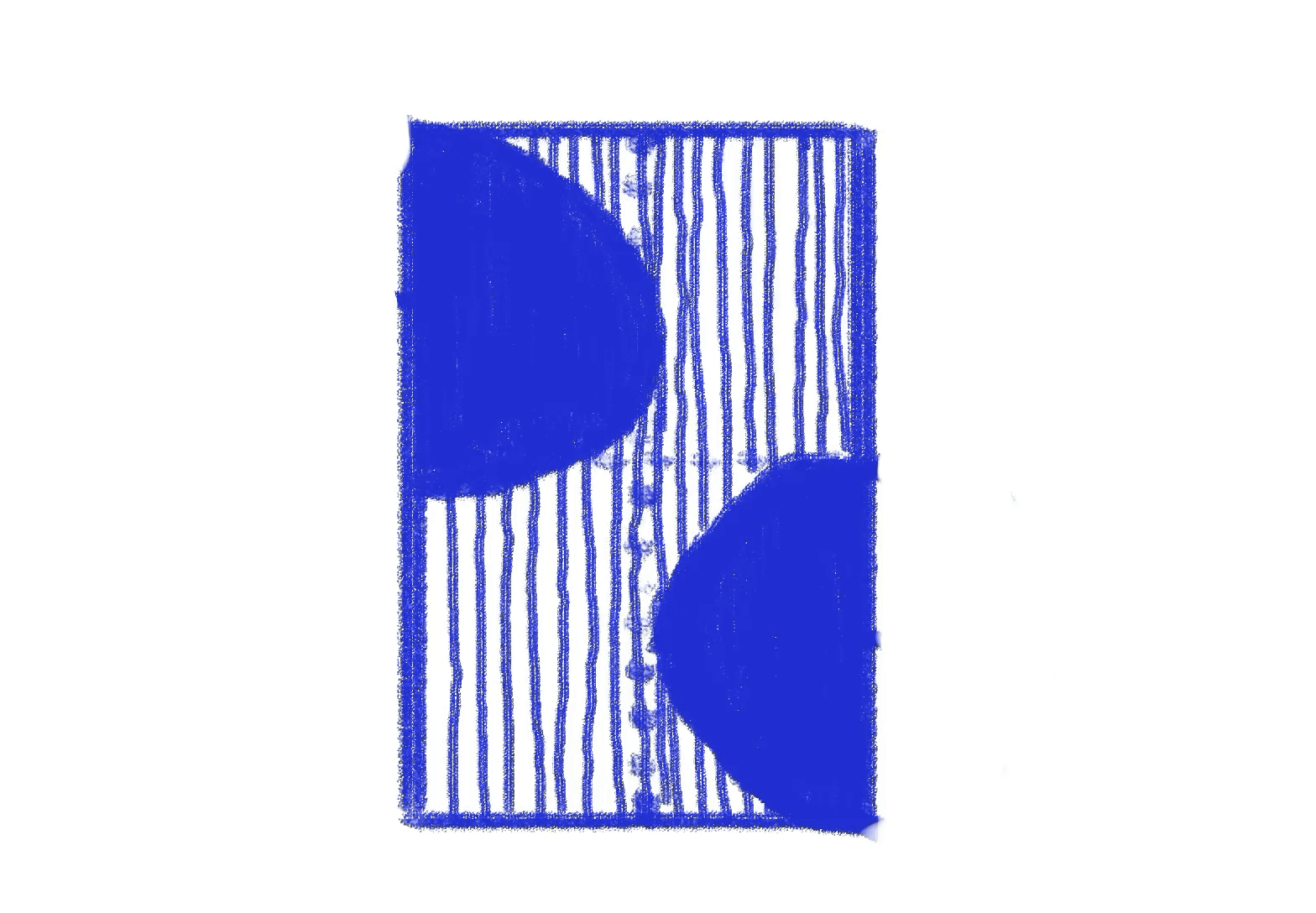 Animated demonstration of "Transmitter" ceramic tile design, showing modular interlocking patterns inspired by neural connections and non-physical interaction.