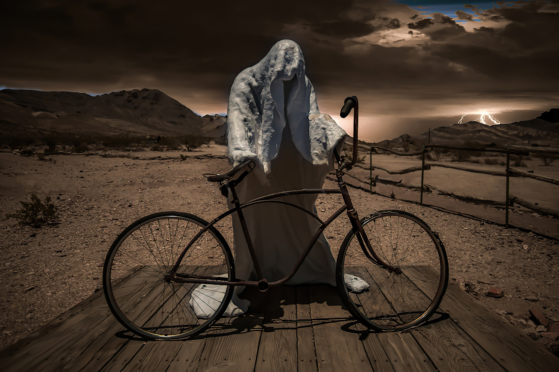 Ghost on a Bike