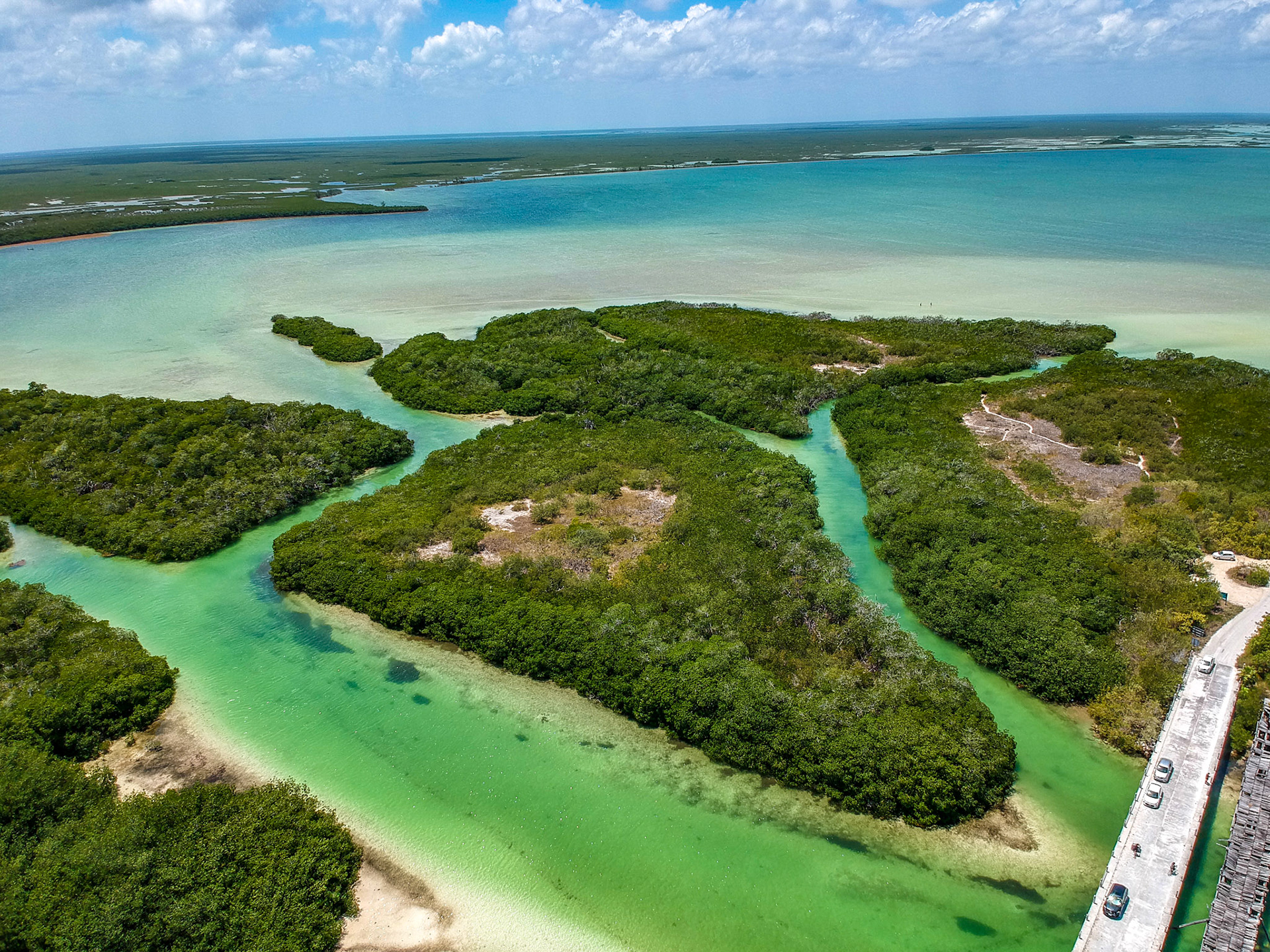 PUENTE DE BOCA PAILA TULUM Q. ROO