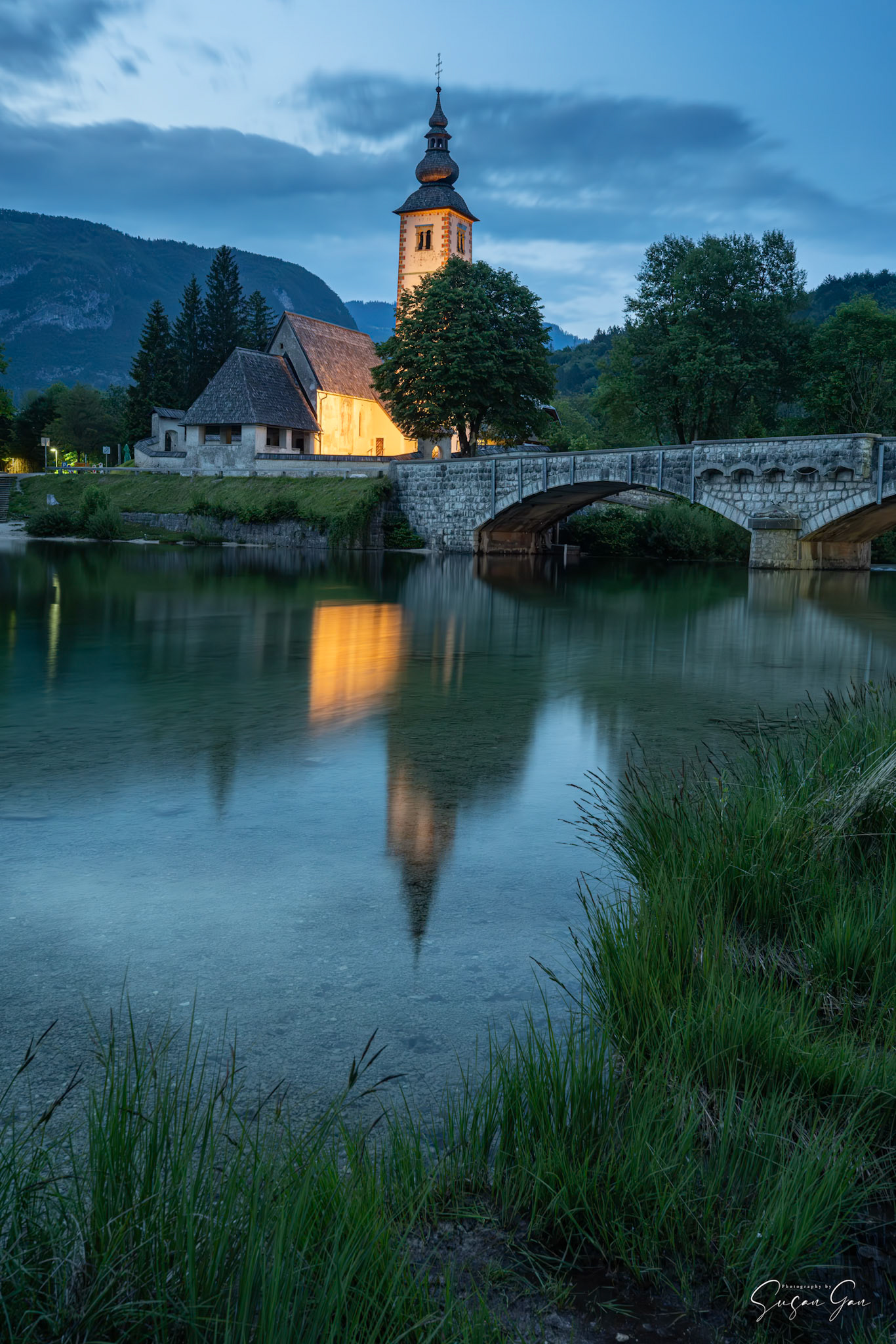 Church of St John the Baptist, Lake Bohinj, Slovenia