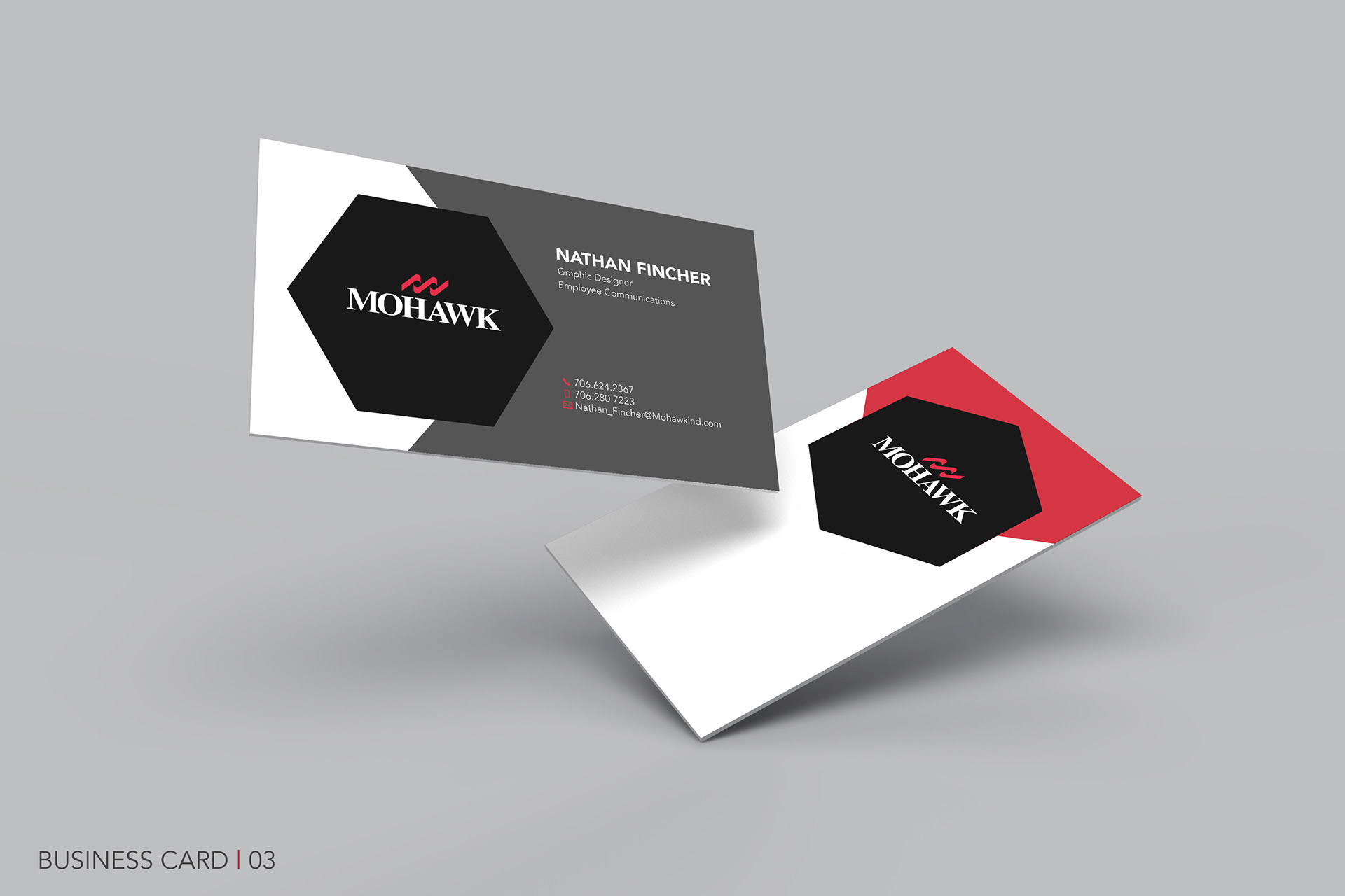 Mohawk Business Cards - Adobe Illustrator
