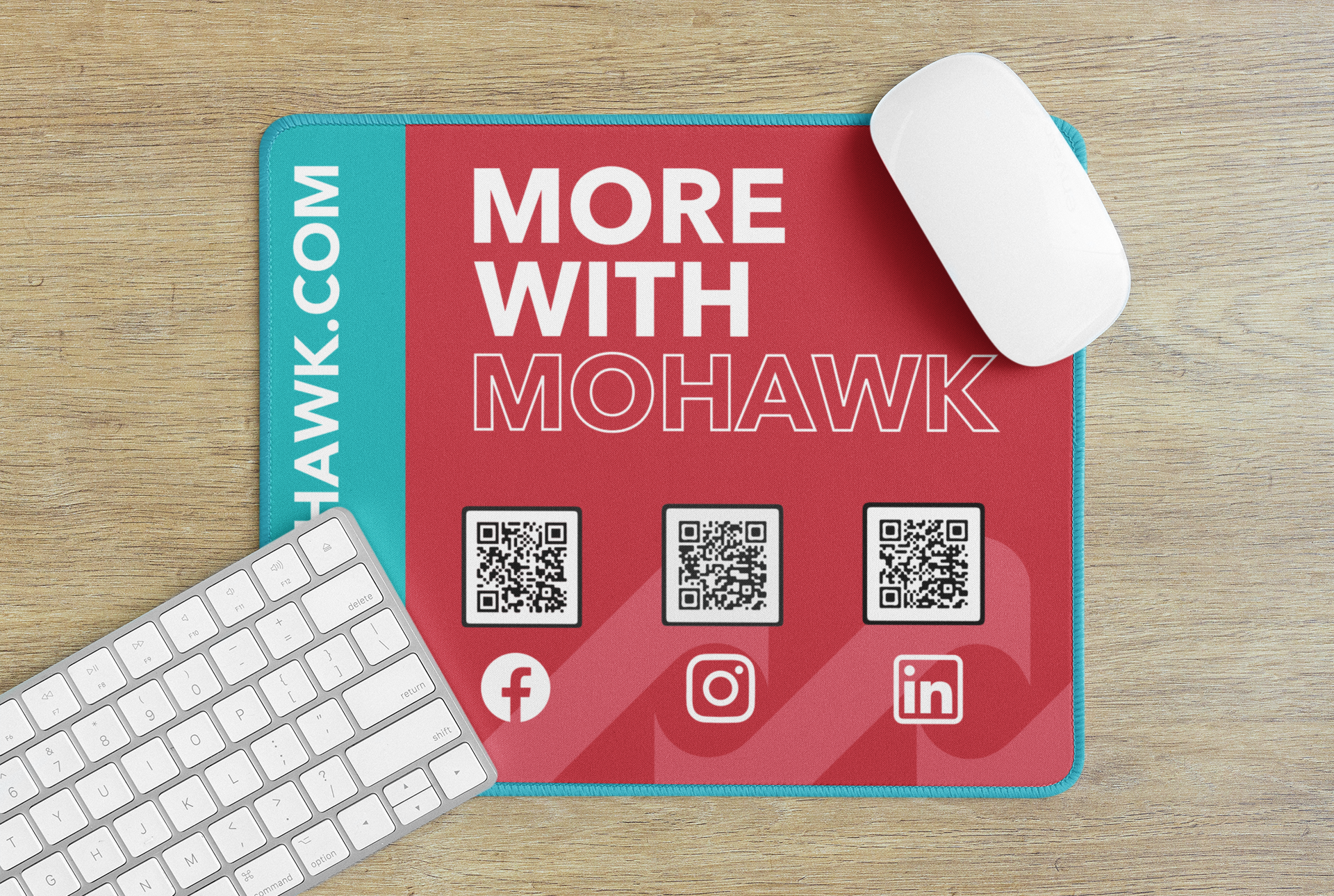 Mohawk Mousepad - Adobe Illustrator & InDesign