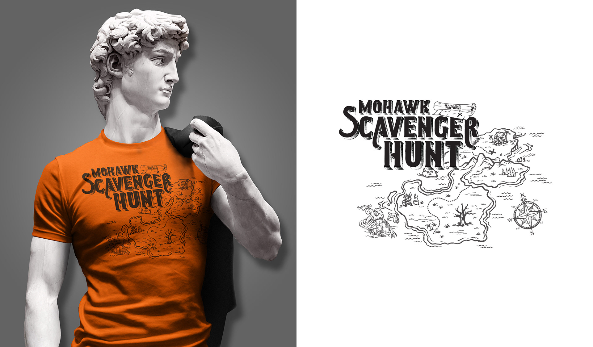 Mohawk Shirt Design - Adobe Illustrator & Photoshop