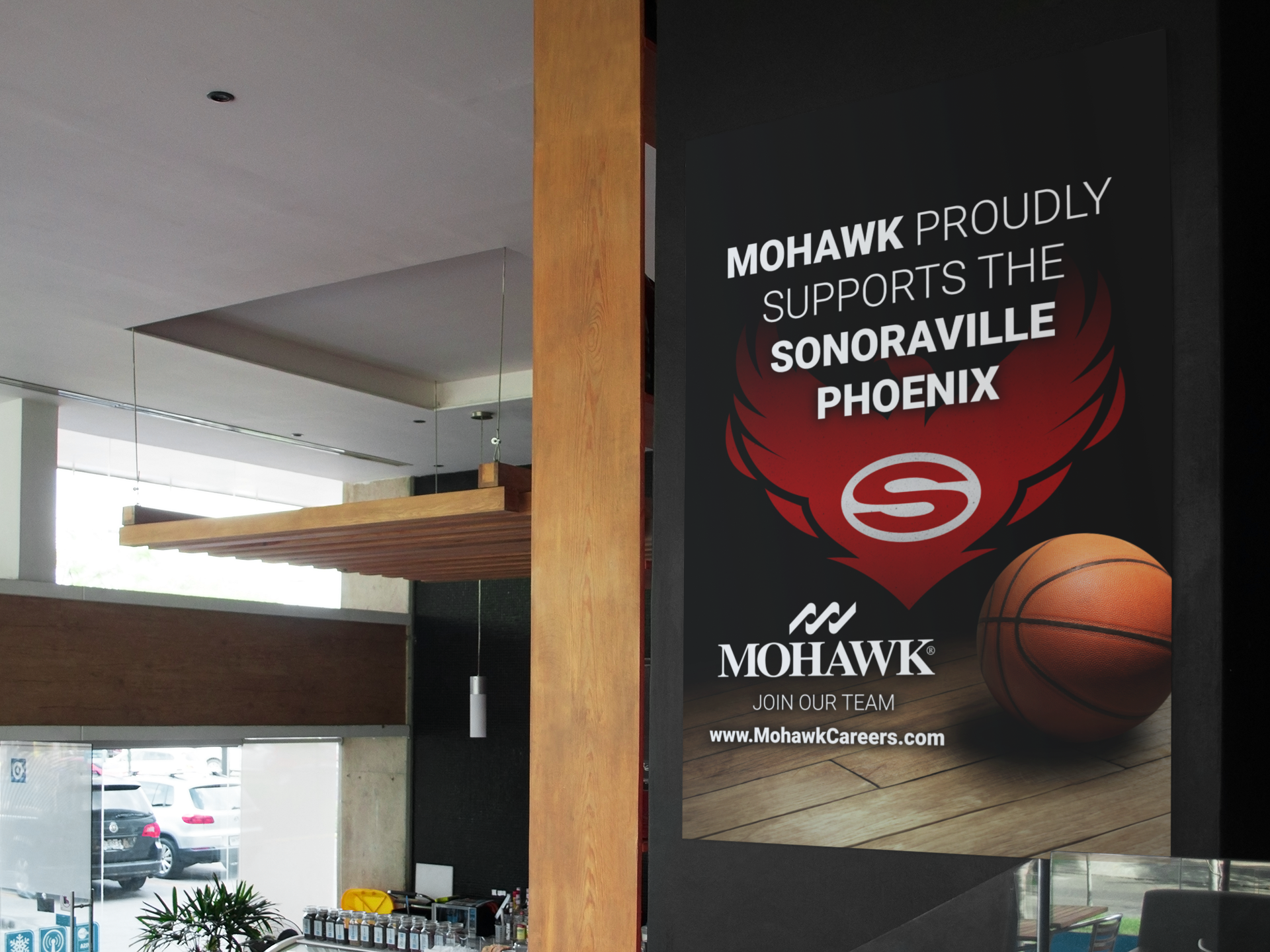 Mohawk Sonoroville Ad - Adobe Photoshop & Illustrator