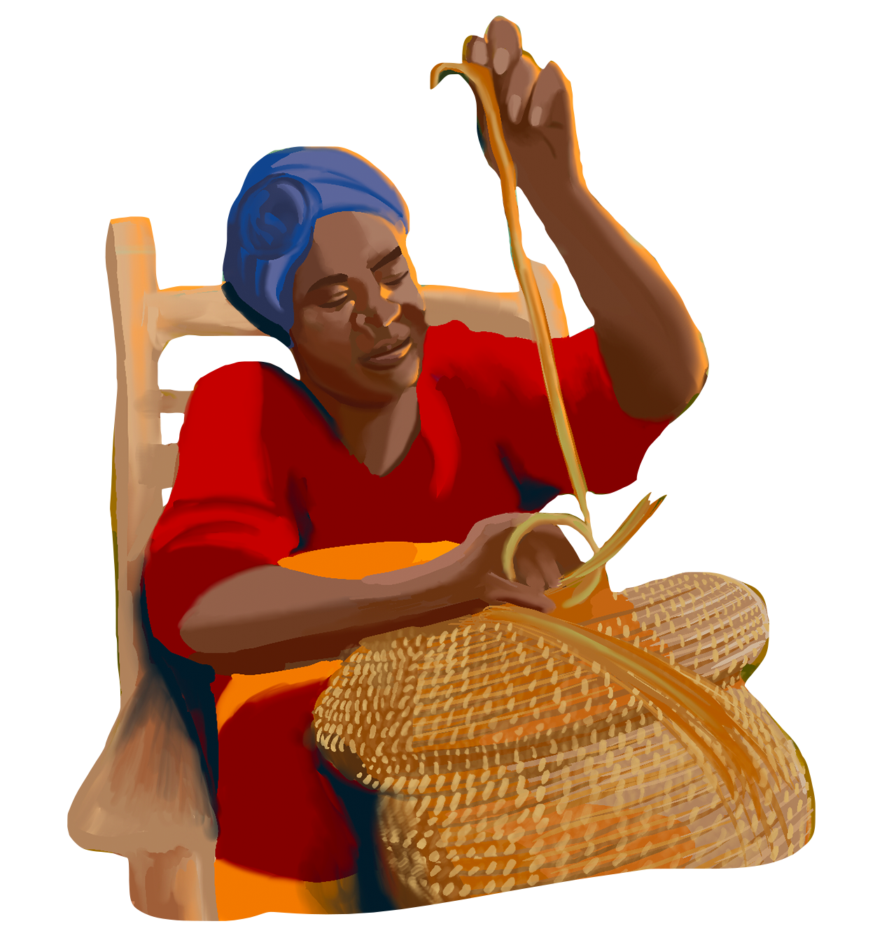 The mural also pays homage to the rich cultural tapestry of the region. In a thoughtful nod to the Gullah heritage, the mural features a skilled Gullah woman meticulously crafting a sweetgrass basket. This artistic inclusion beautifully acknowledges the deep-rooted traditions and craftsmanship that contribute to the vibrant cultural mosaic of Charleston,