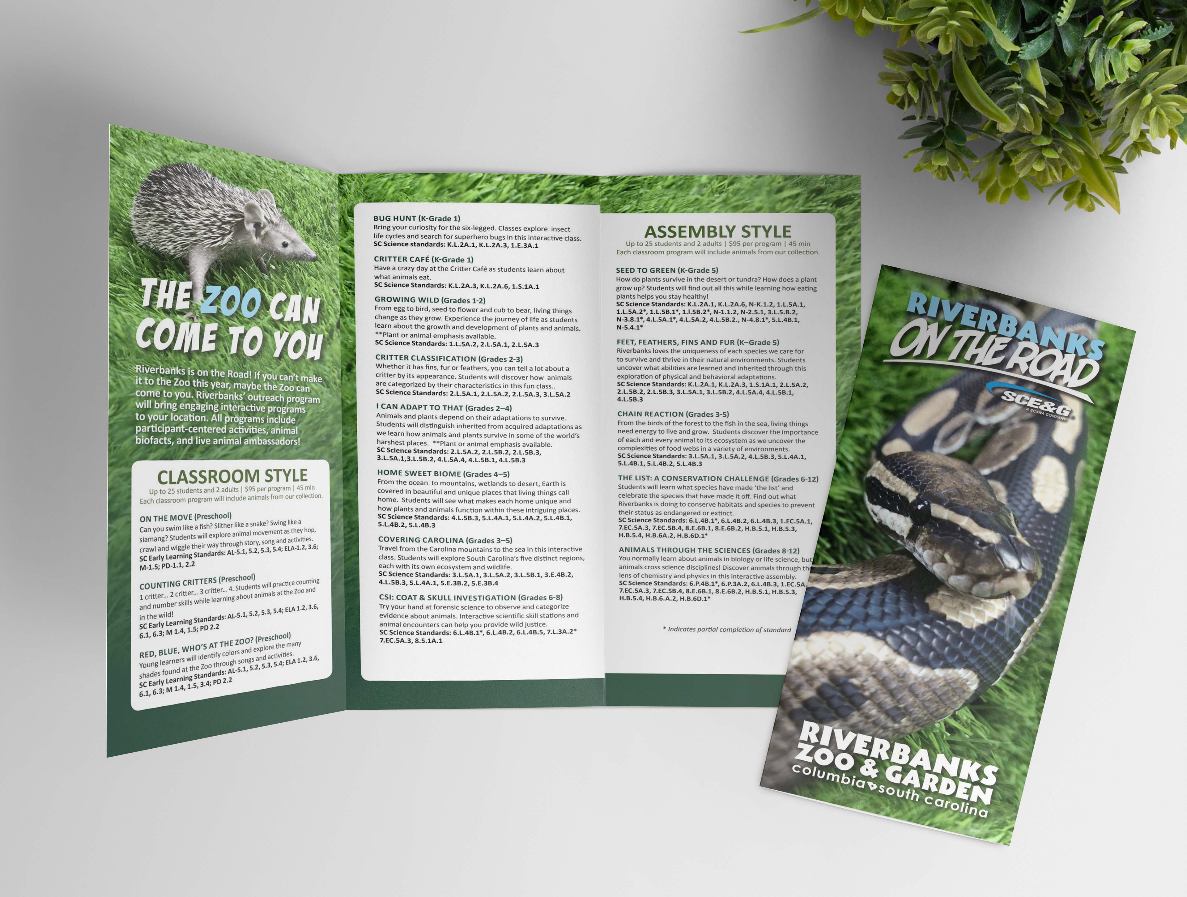 Many Zoo pamphlets, maps, and various print materials got a refresh!