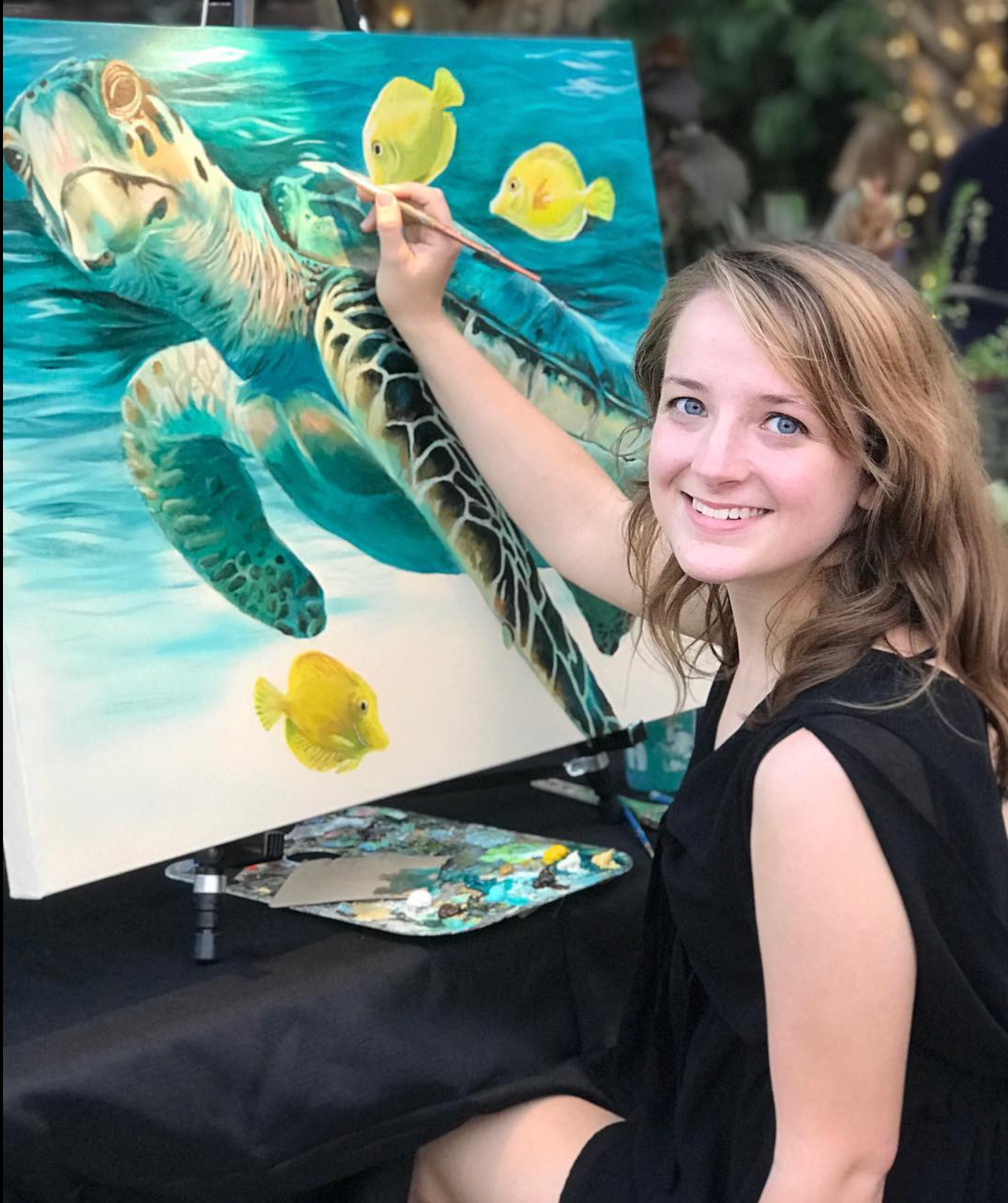 Art and generosity meet at the Riverbanks Zoo charity event. This painting was painted live and raised over $5000 for environmental and wildlife non-profit organizations, ensuring that our natural world can be enjoyed for generations to come.