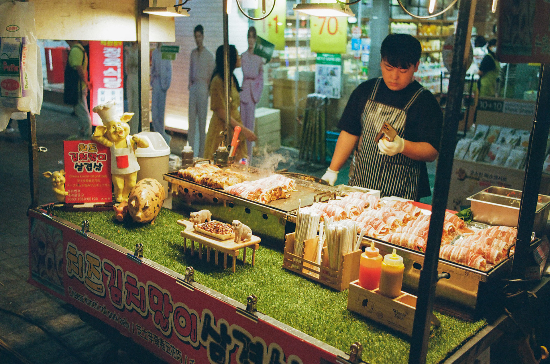 Street food in Myeongdong, Seoul