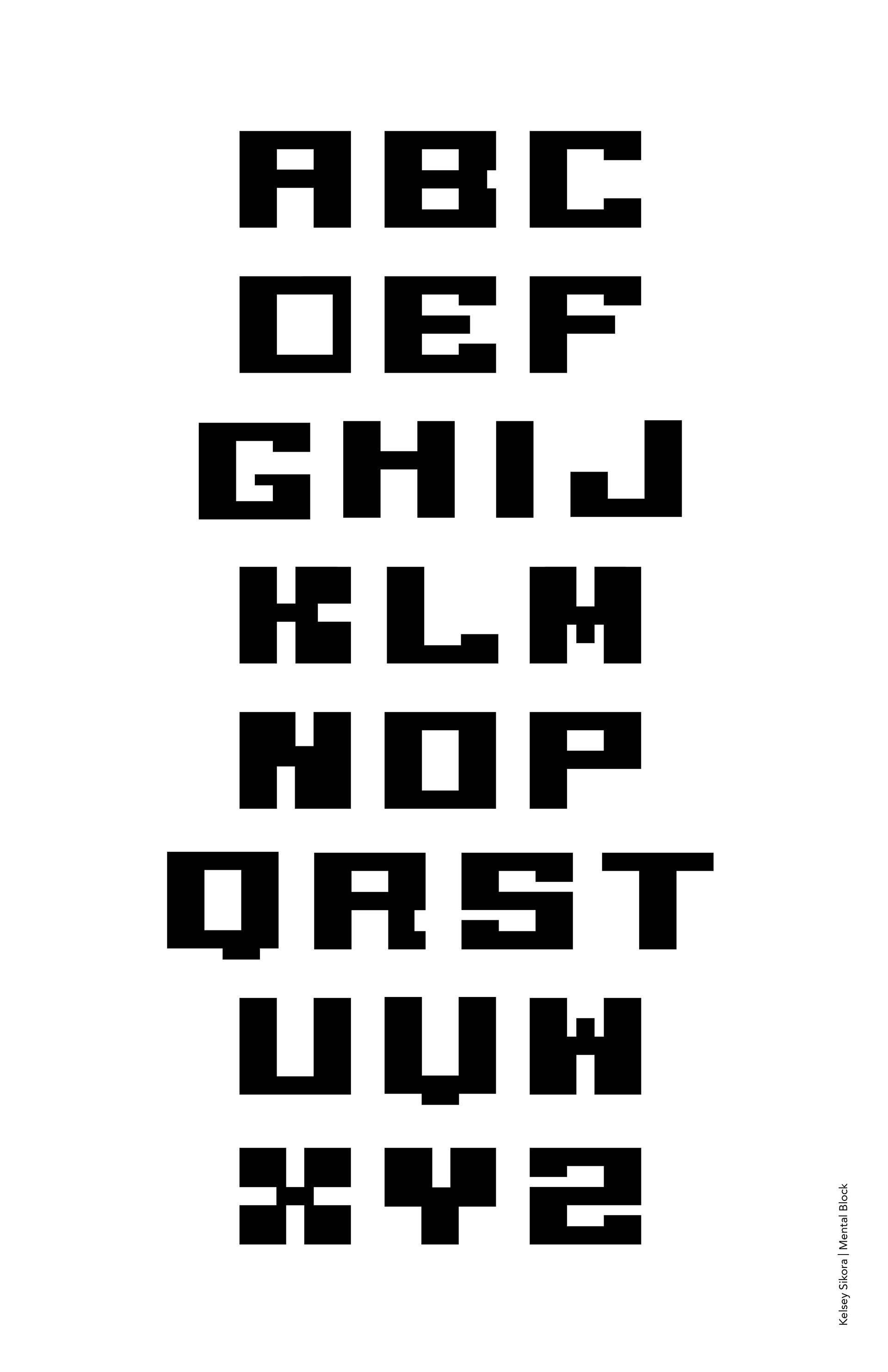 Mental Block Font
