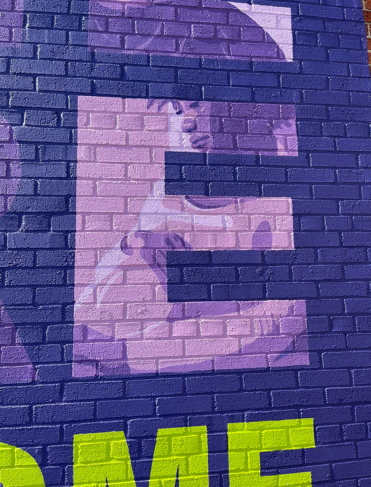 I painted this woman in the E.