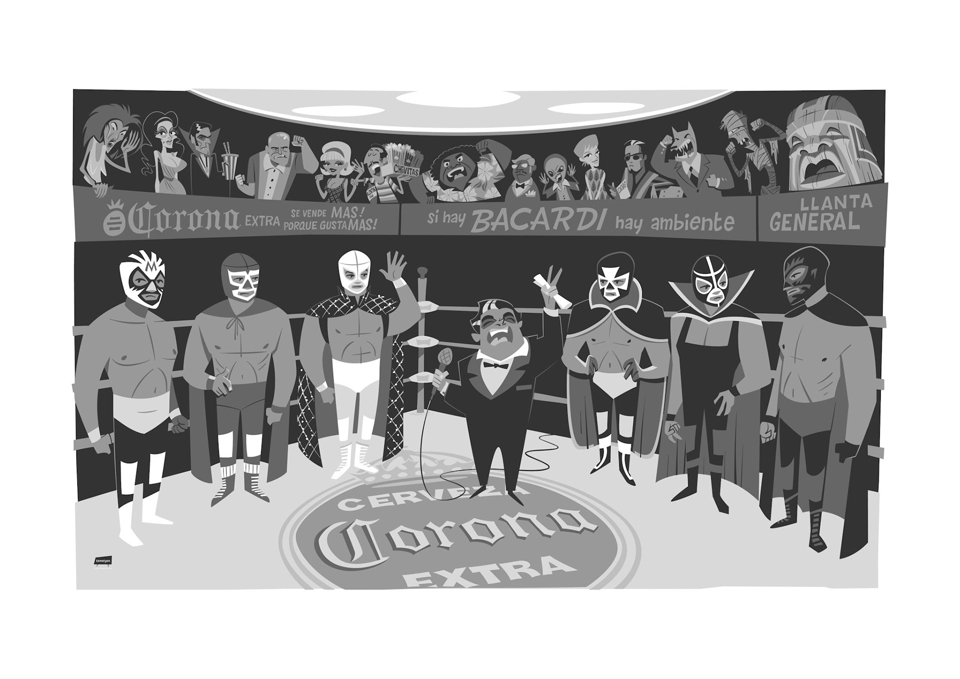 Kemelyen Art_Los Luchadores