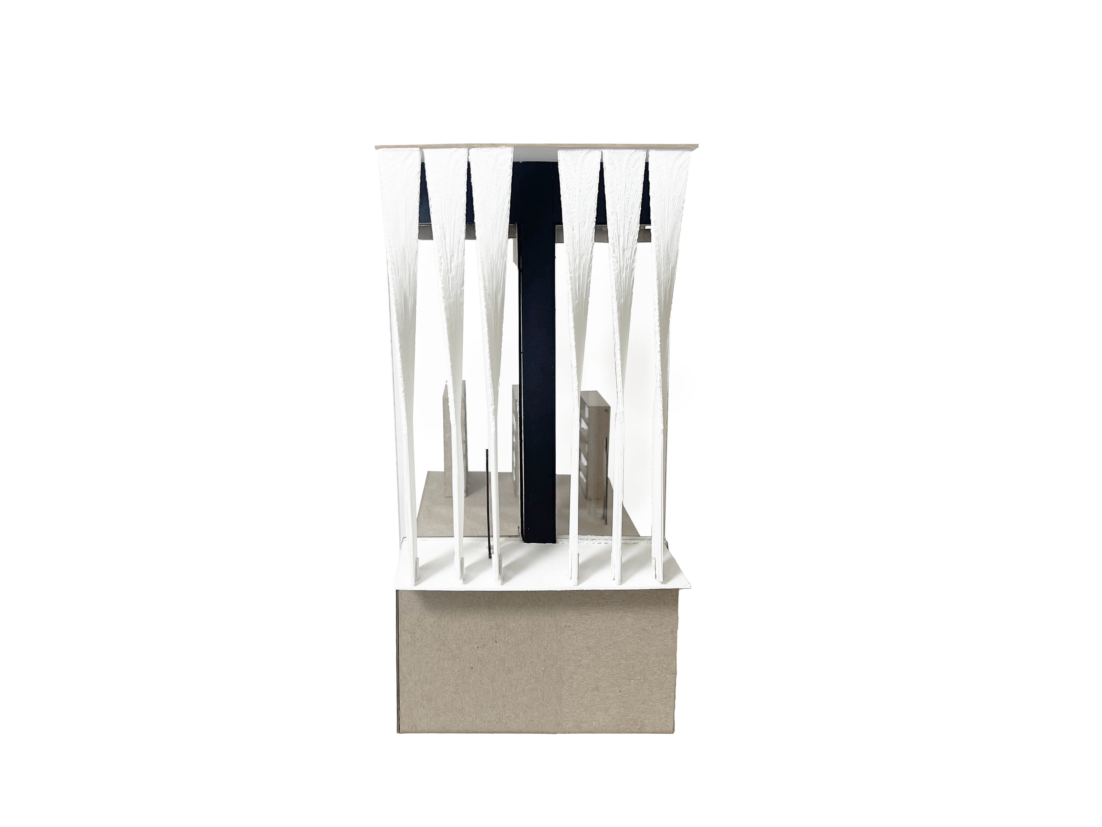 Main Reading Space 3/8 scale model