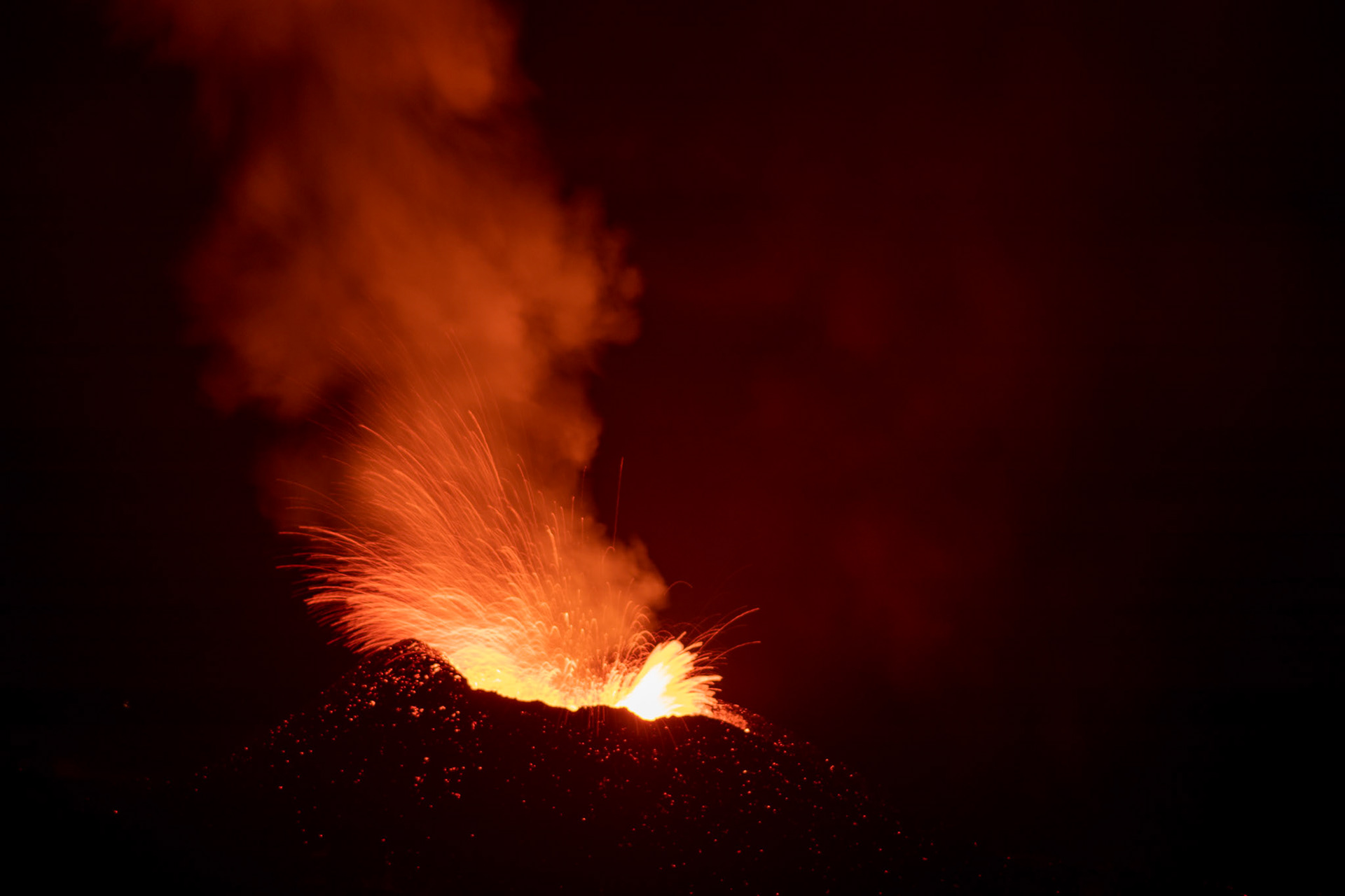 Eruption du Piton de la Fournaise 31/12/2021