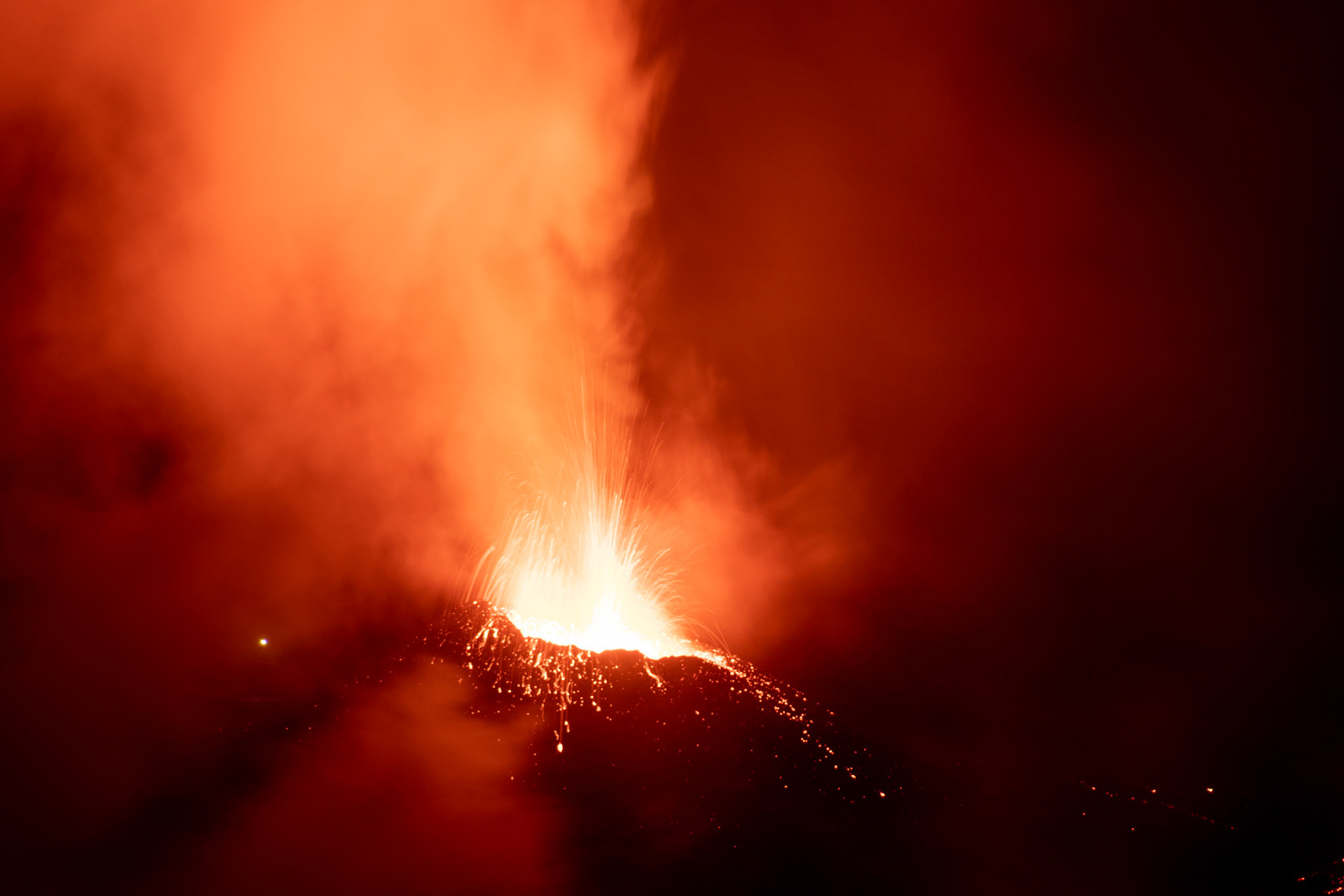 Eruption du Piton de la Fournaise 31/12/2021