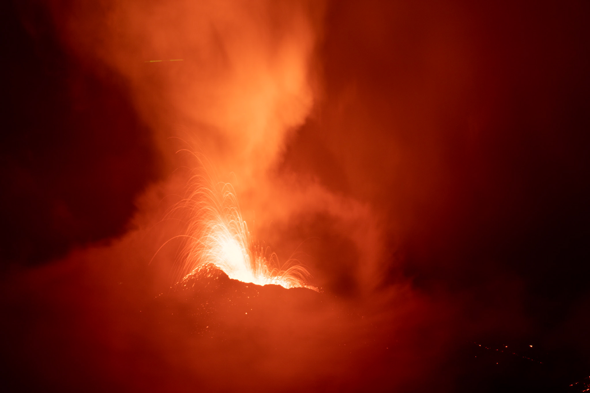 Eruption du Piton de la Fournaise 31/12/2021