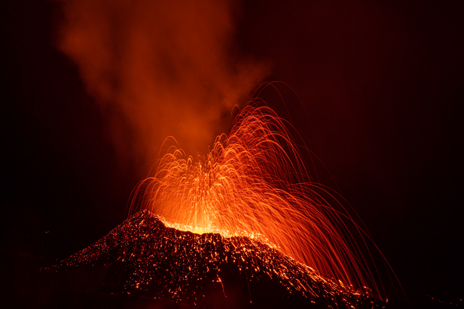 Eruption du Piton de la Fournaise 31/12/2021